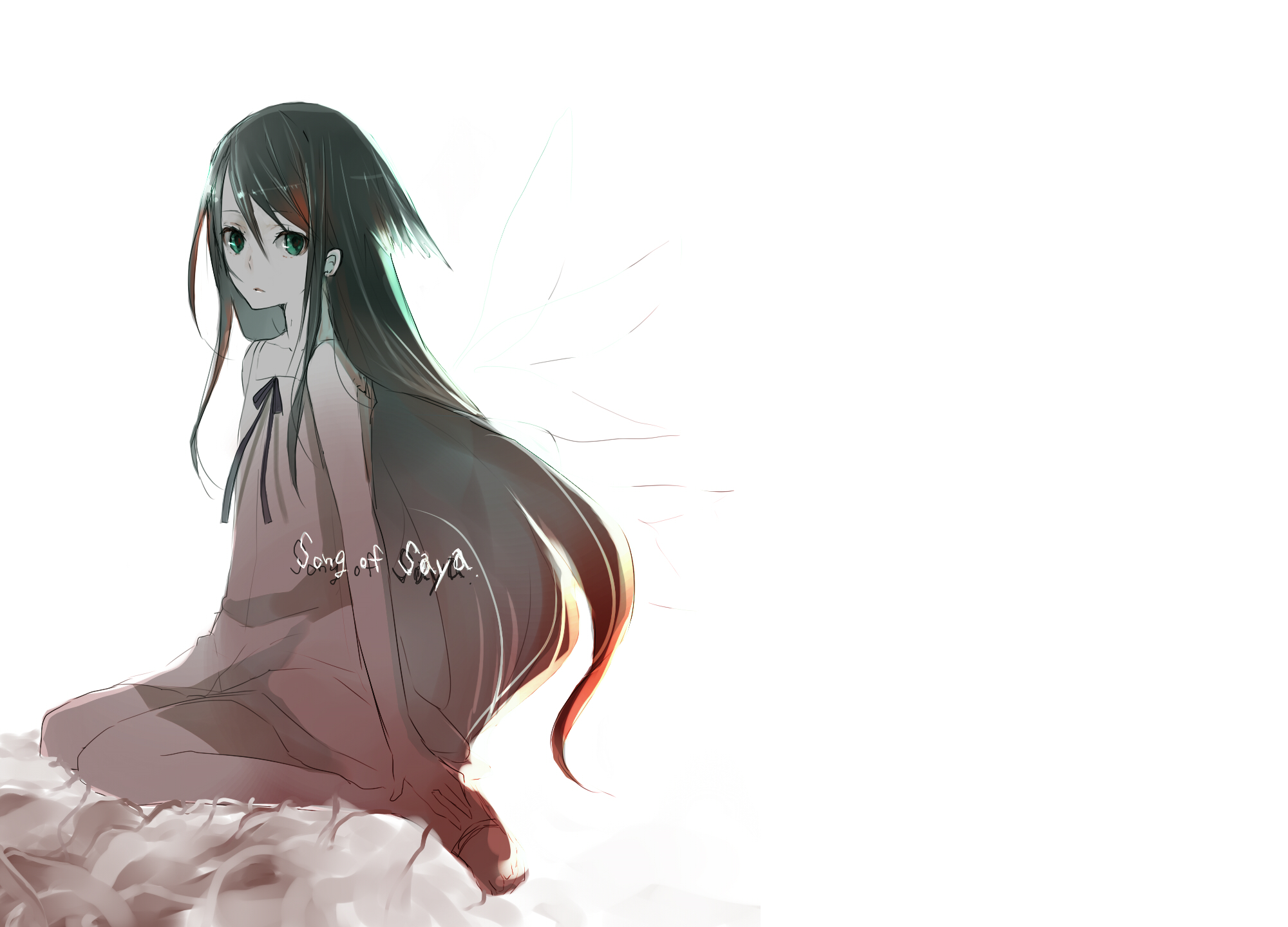 Saya from Saya No Uta HD Wallpaper