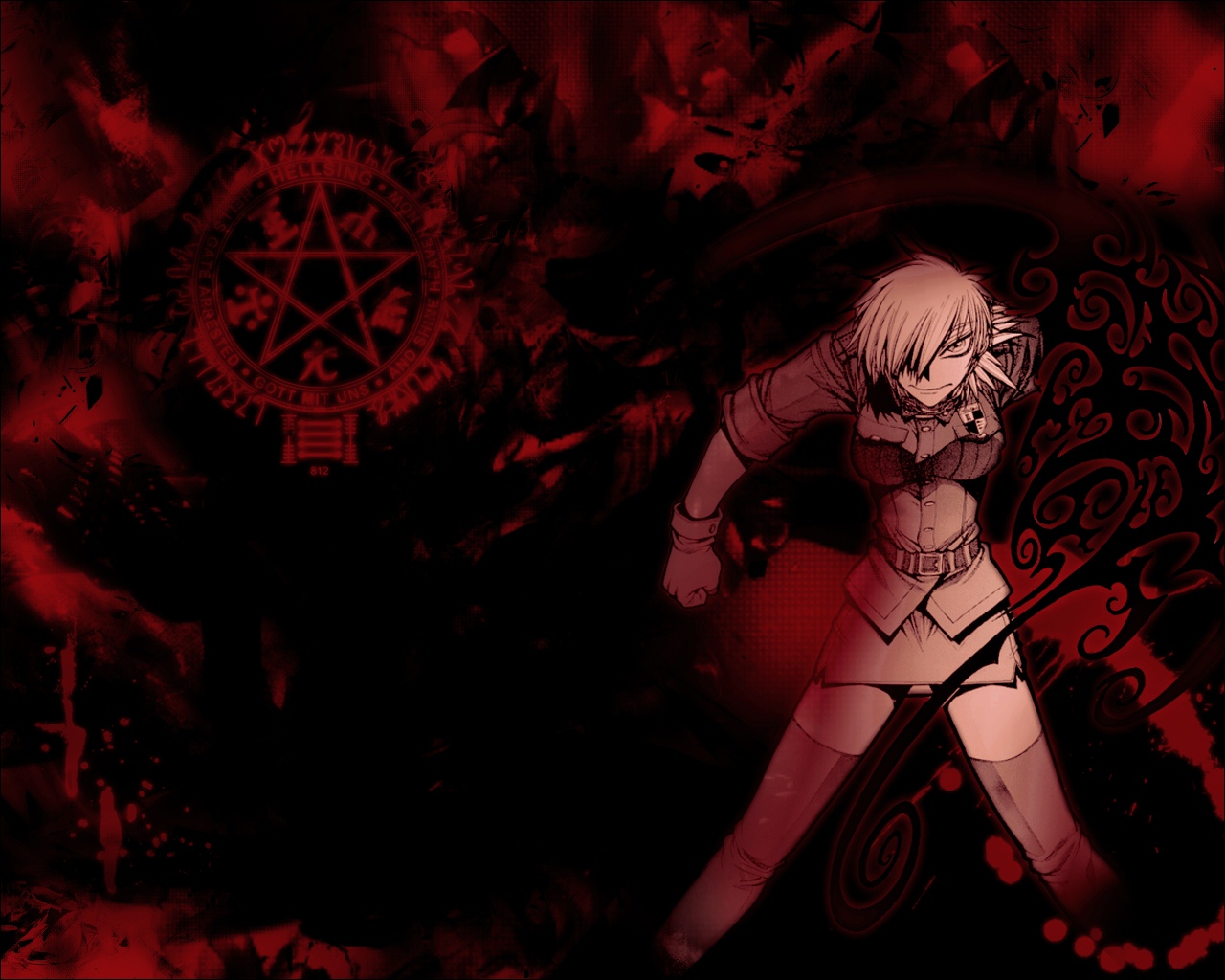 Seras Victoria from Hellsing HD Wallpaper
