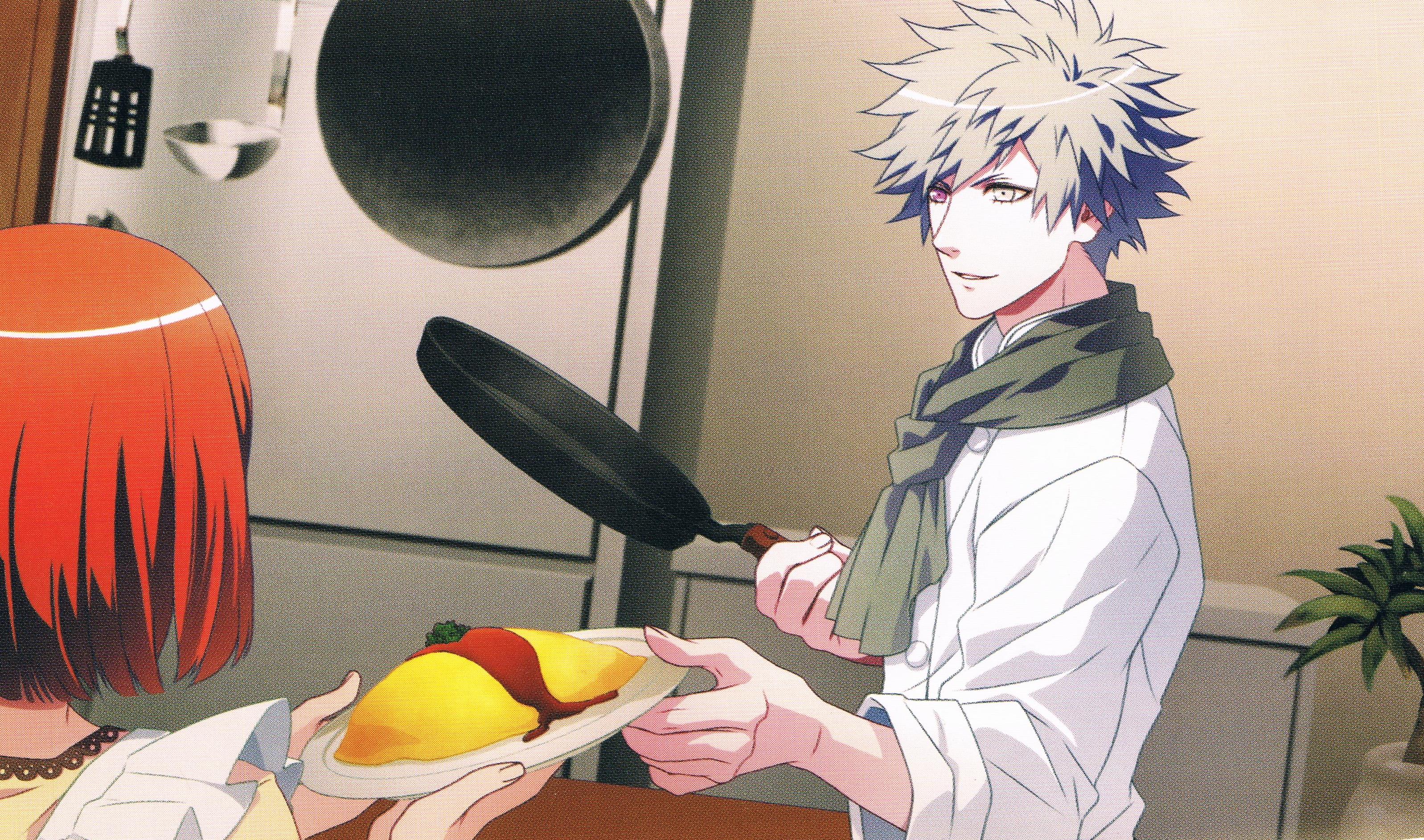Nanami Haruka cooking omurice HD Wallpaper