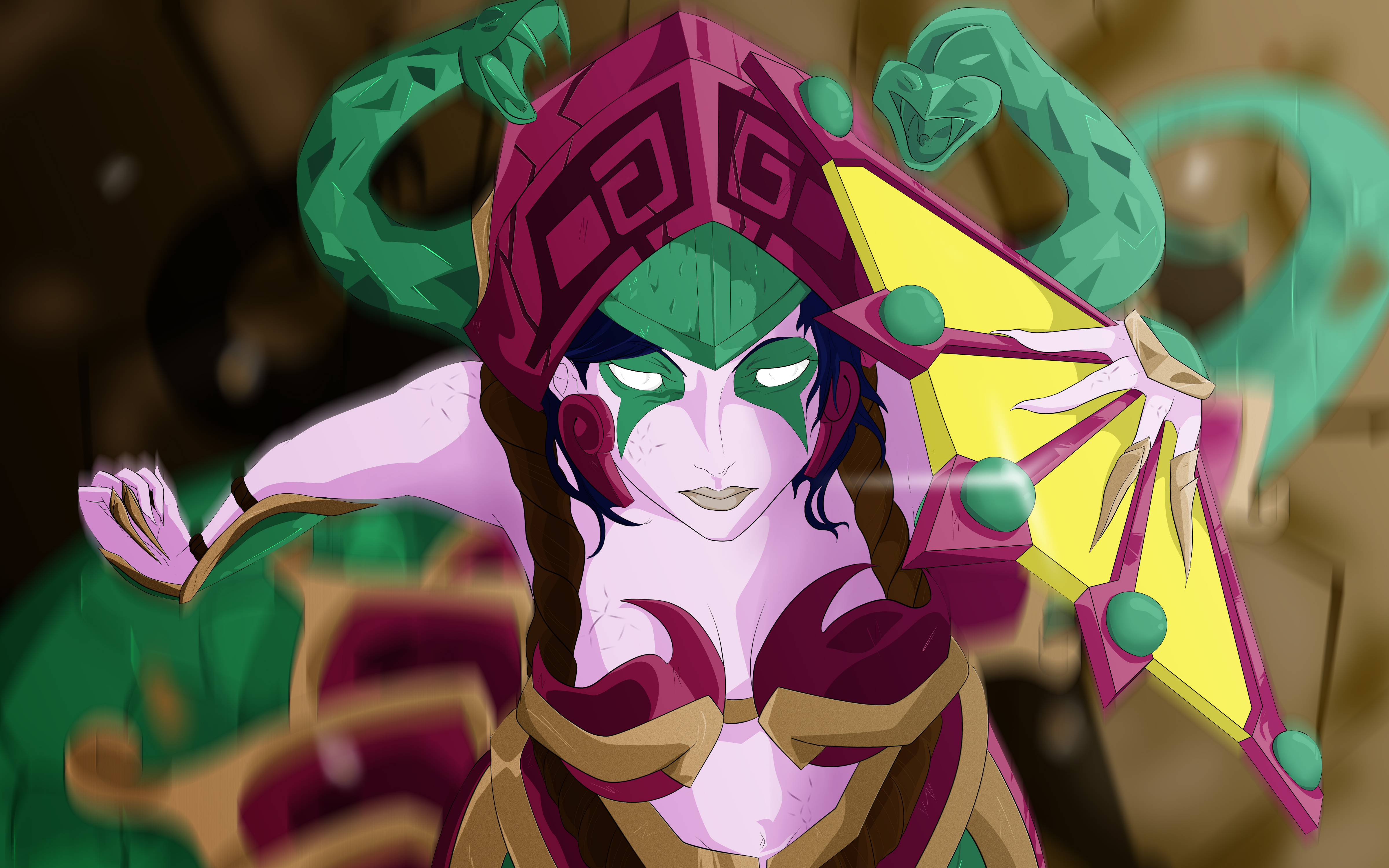 Cassiopeia from League of Legends HD Wallpaper
