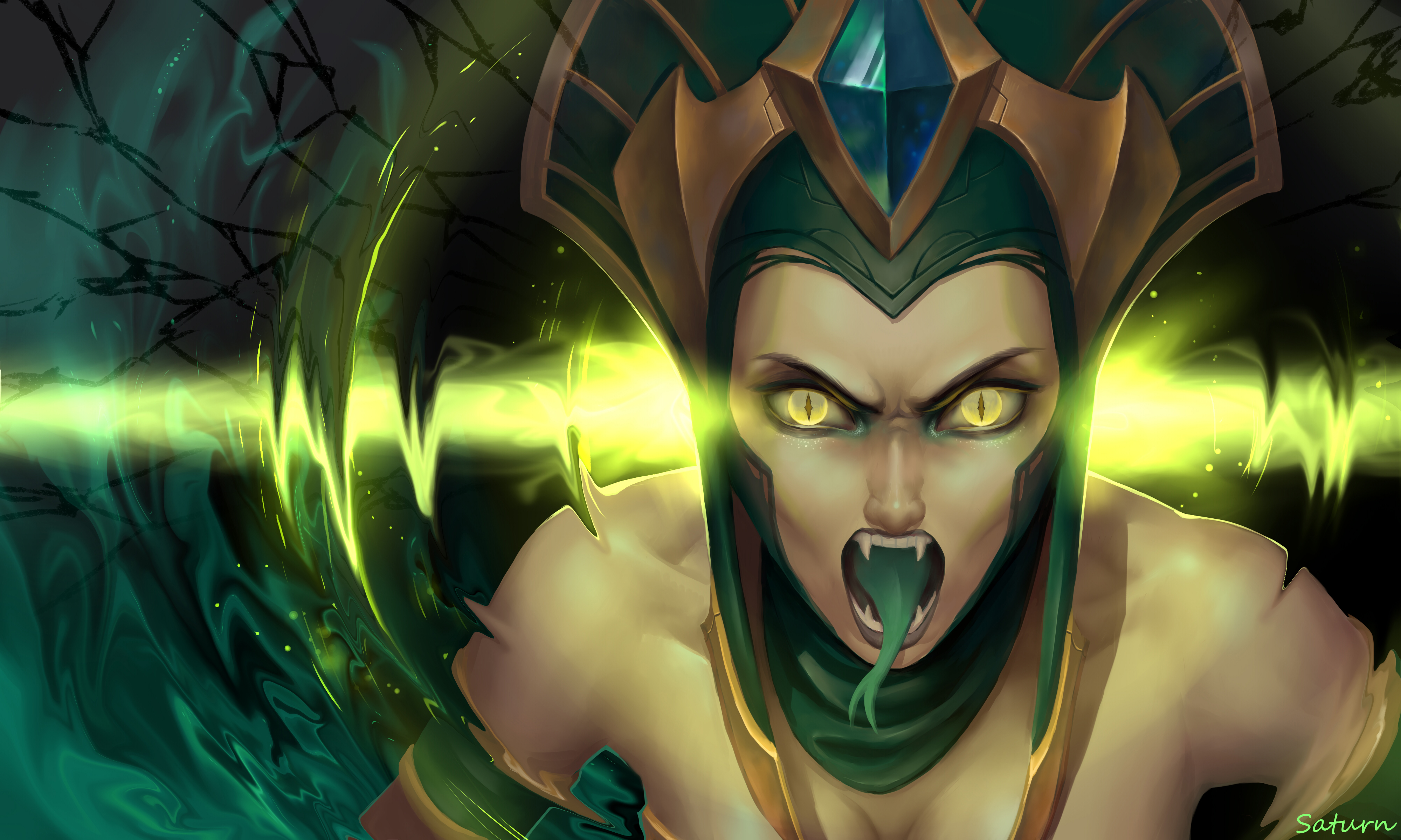 Cassiopeia from League of Legends HD Wallpaper
