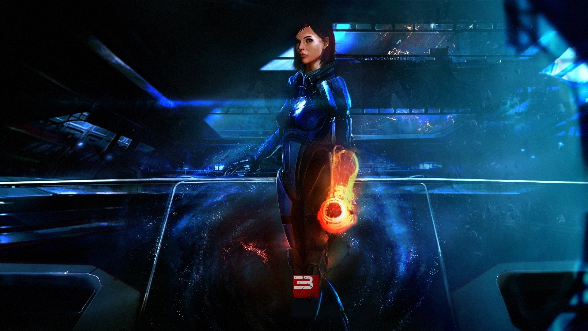 Ashley Williams from Mass Effect 3 HD Wallpaper