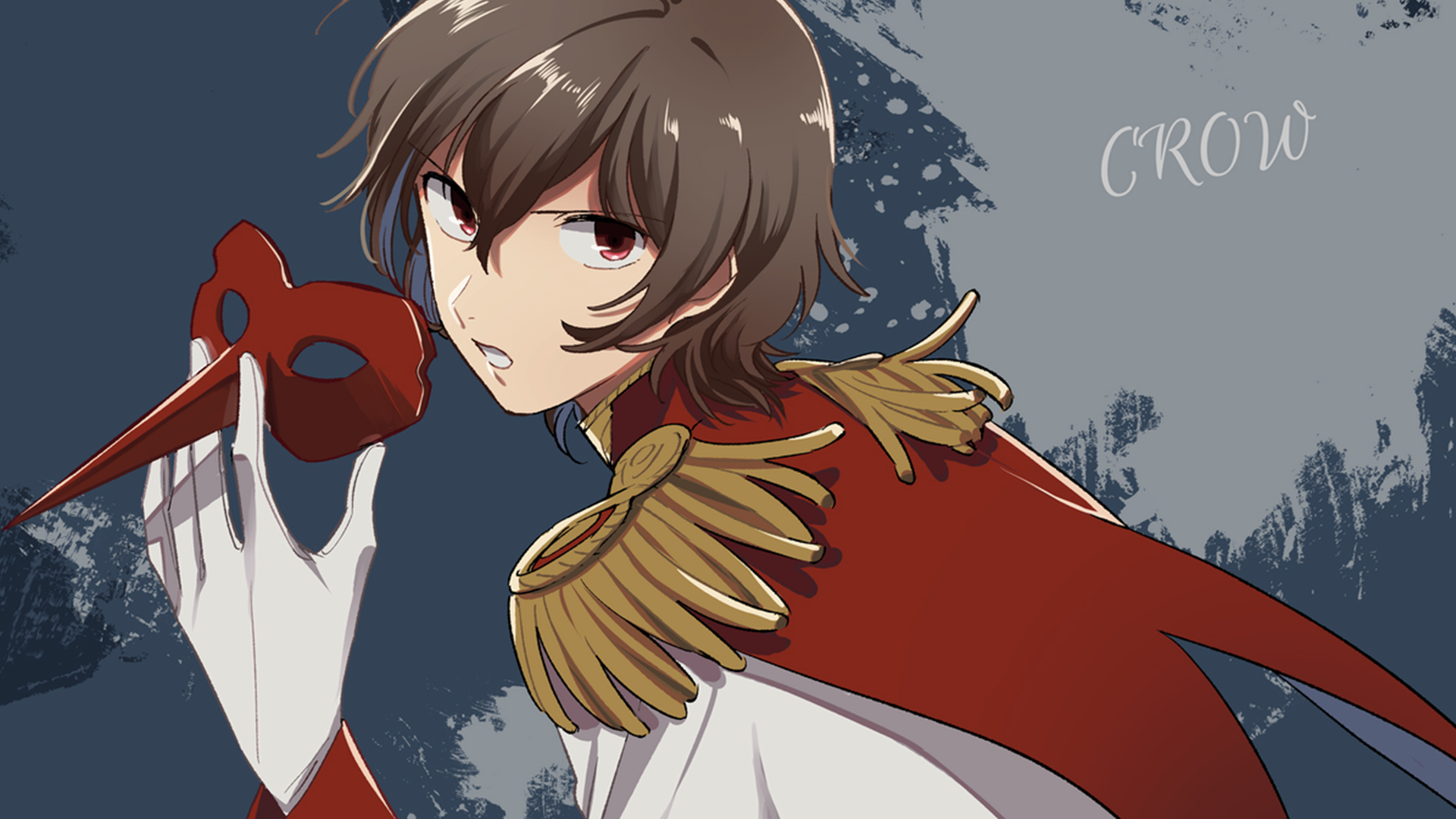 Goro Akechi from Persona 5 holding a mask HD Wallpaper