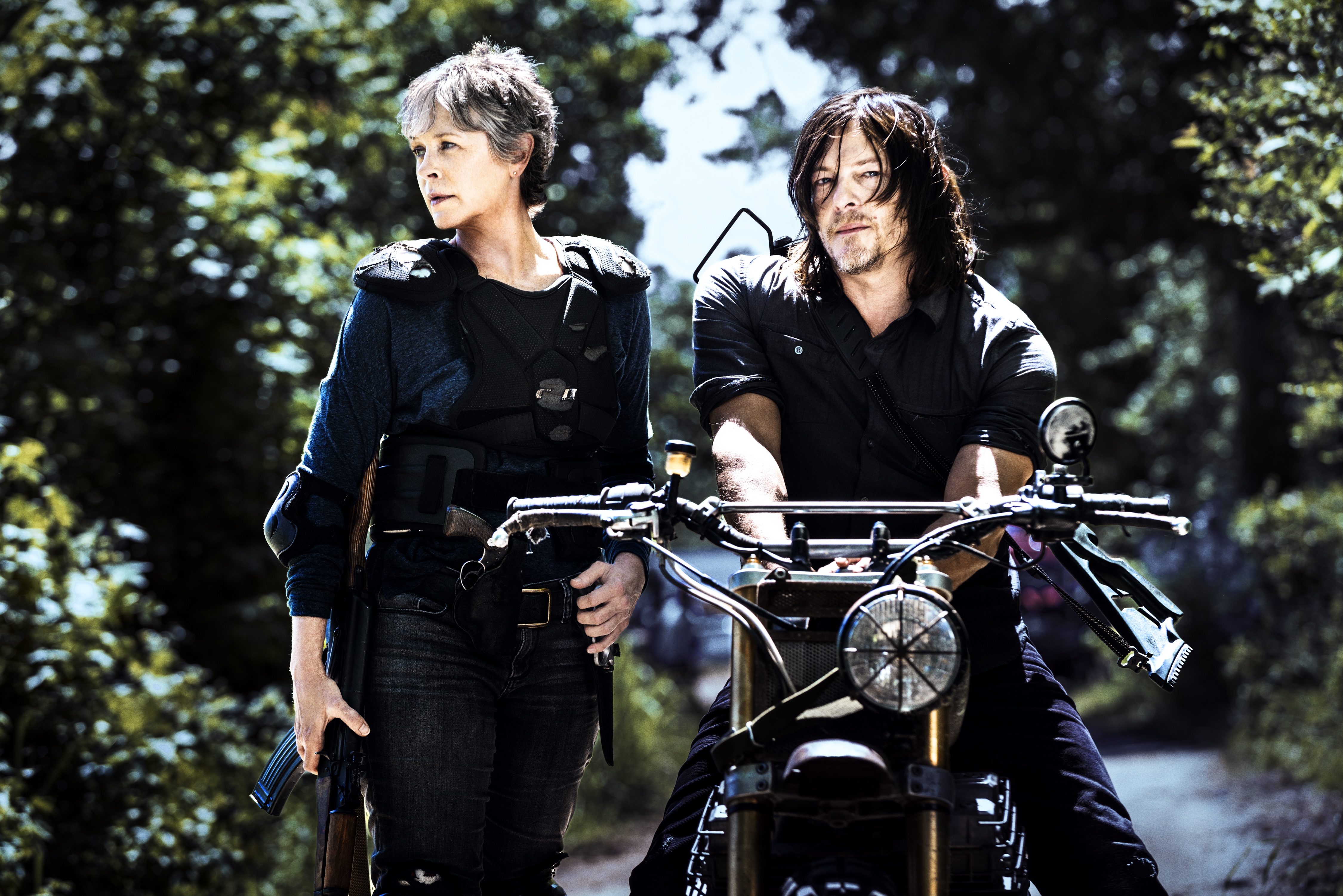 Carol Peletier and Daryl Dixon from The Walking Dead HD Wallpaper