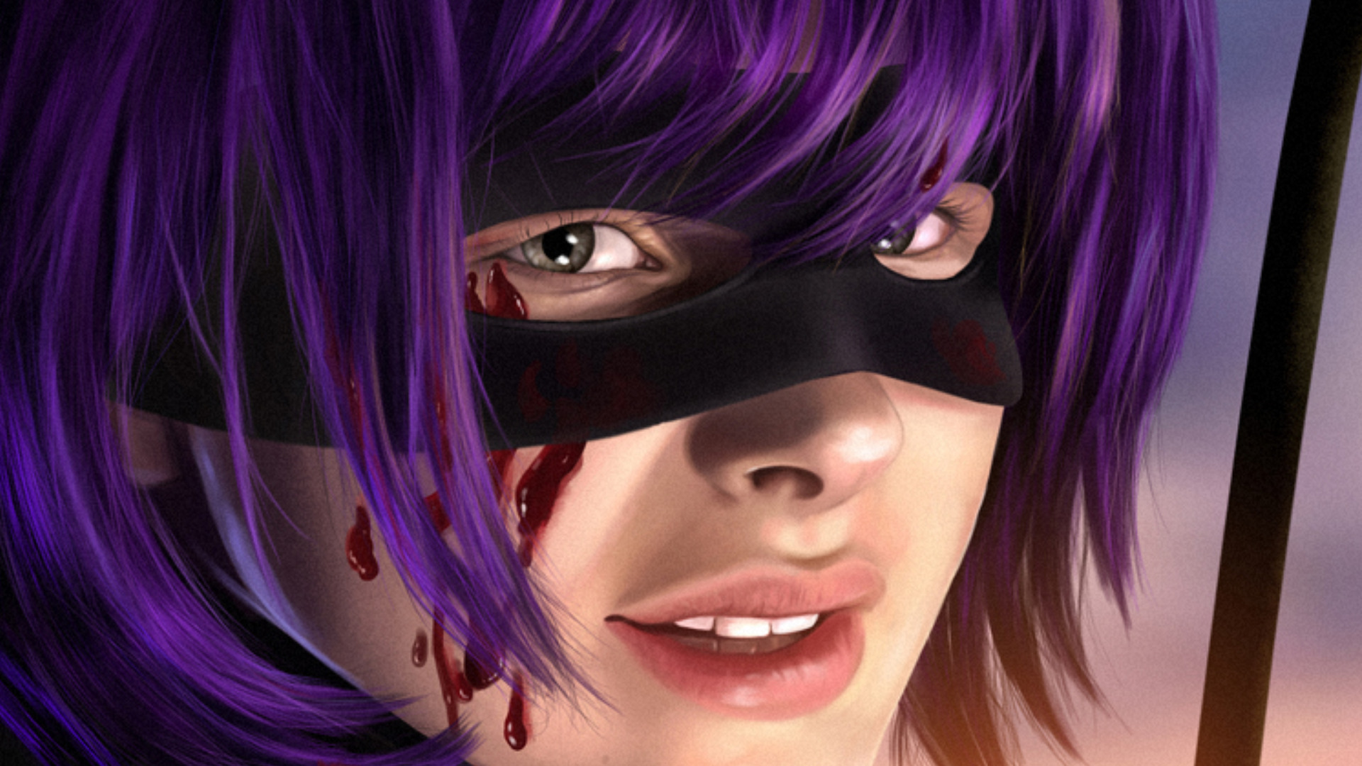 Hit-Girl from Kick-Ass with blood HD Wallpaper