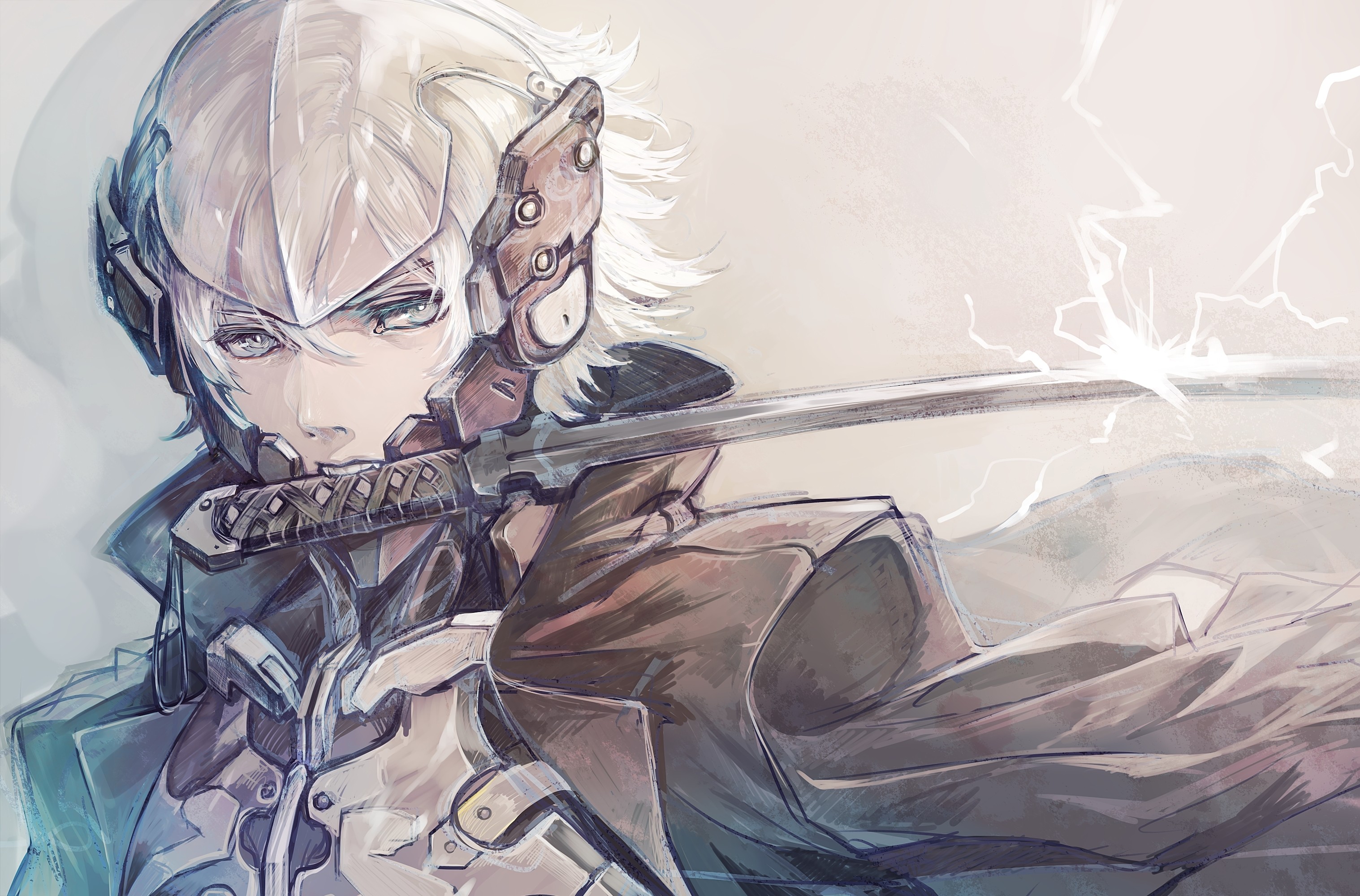 Raiden from Metal Gear Rising: Revengeance HD Wallpaper