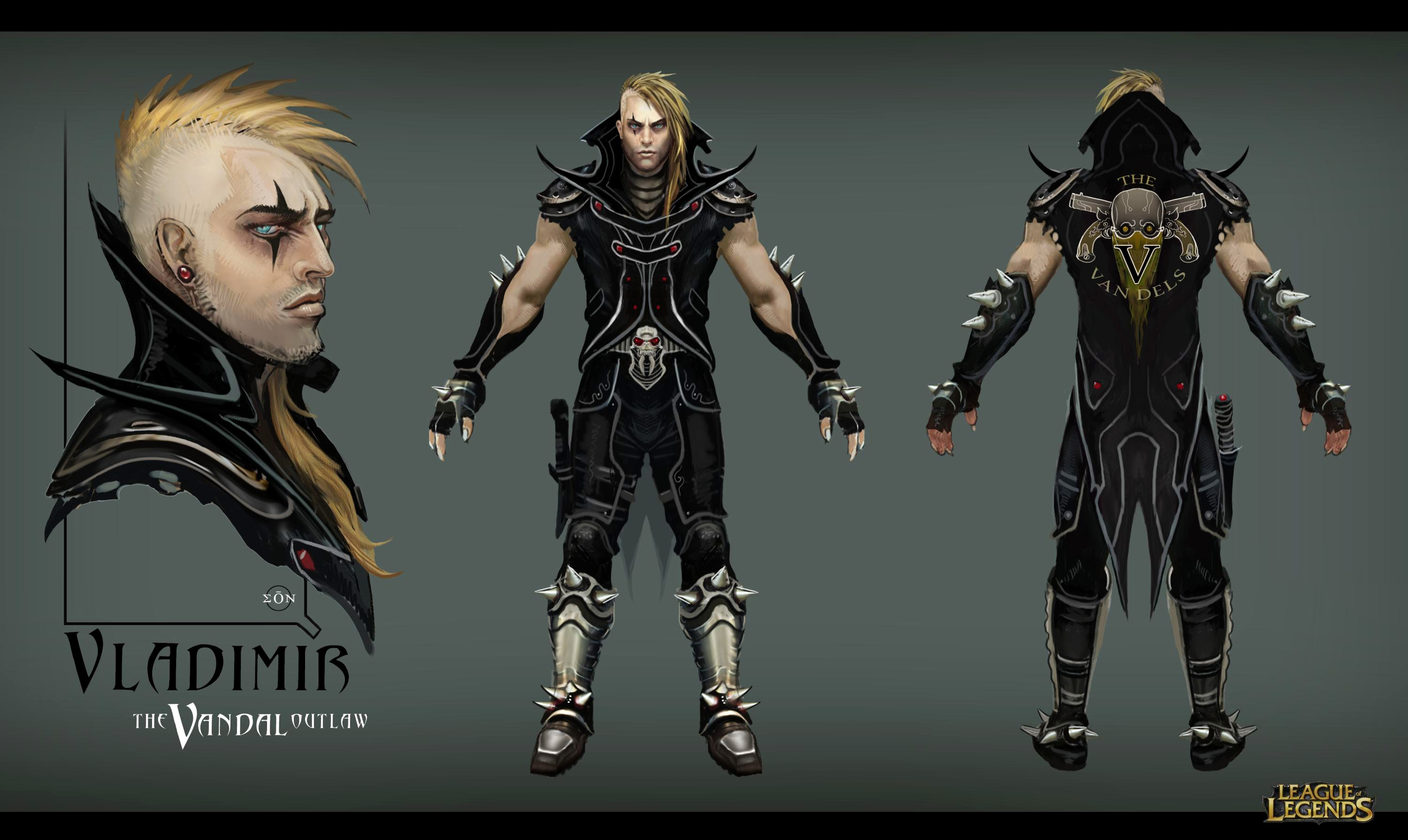 Vladimir the Vandal Outlaw from League of Legends HD Wallpaper