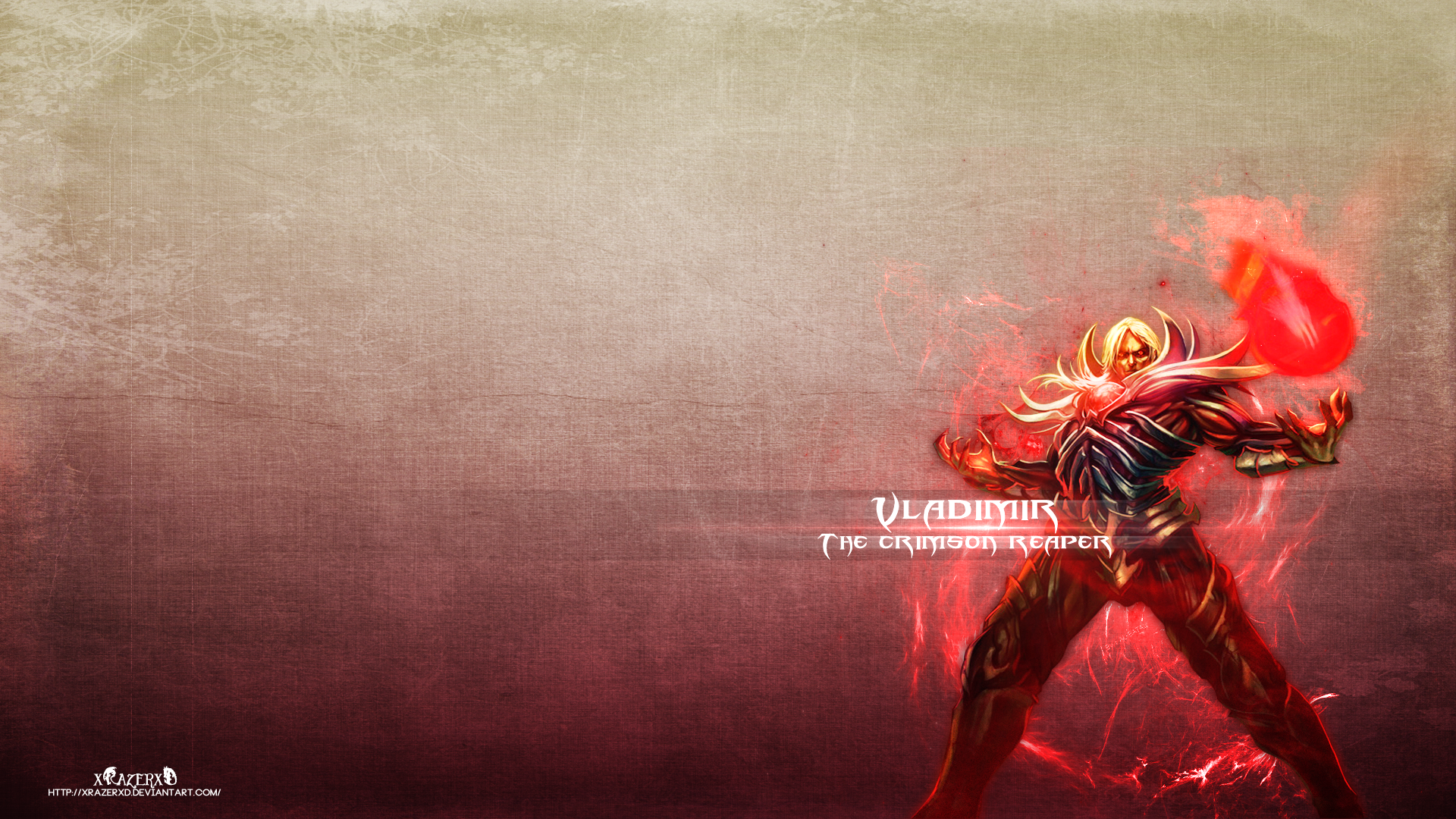Vladimir the Crimson Reaper from League of Legends HD Wallpaper