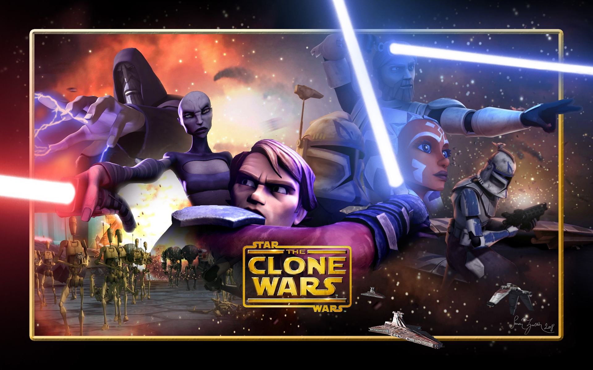 Star Wars The Clone Wars Characters HD Wallpaper