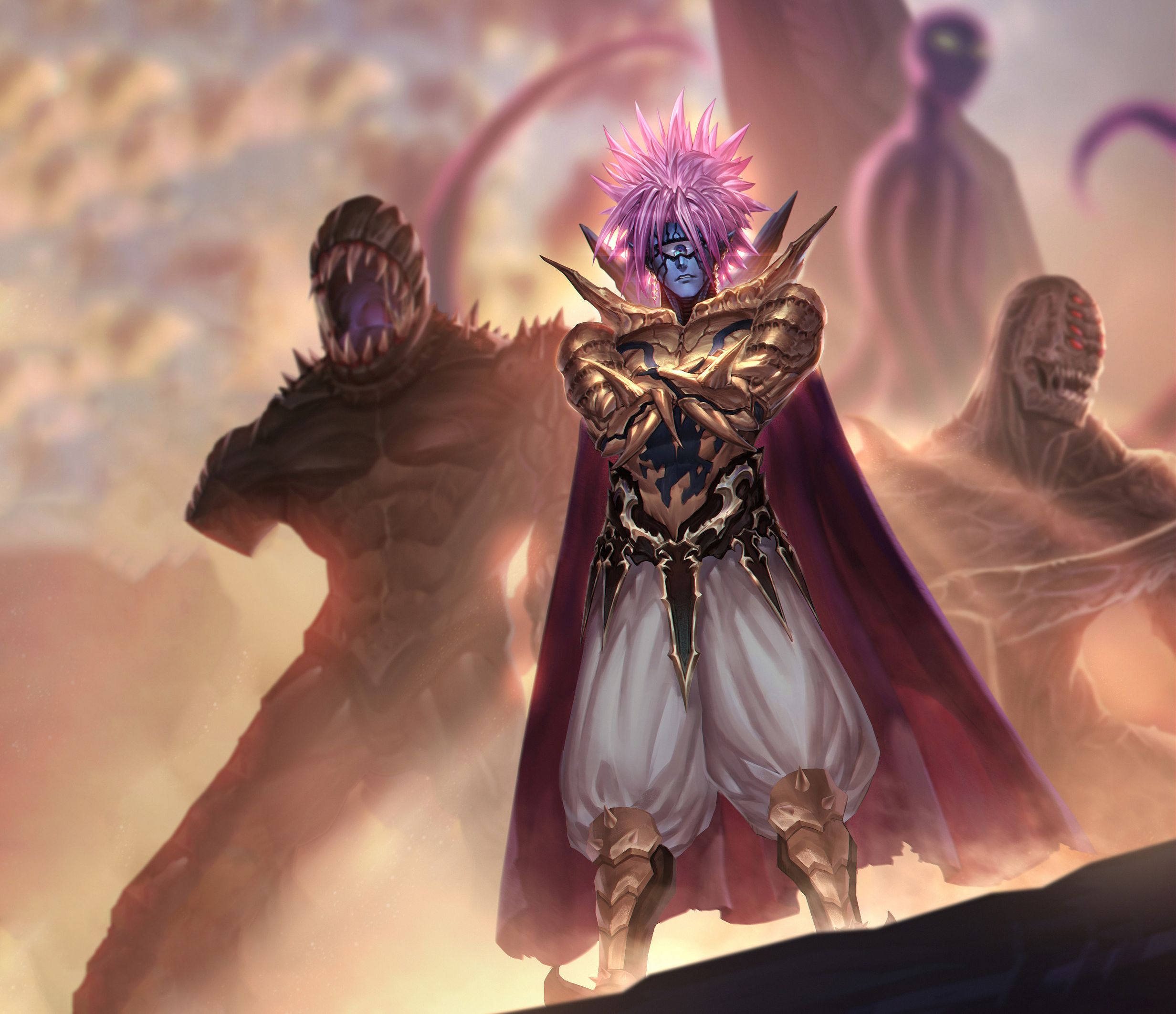 Lord Boros and monsters HD Wallpaper