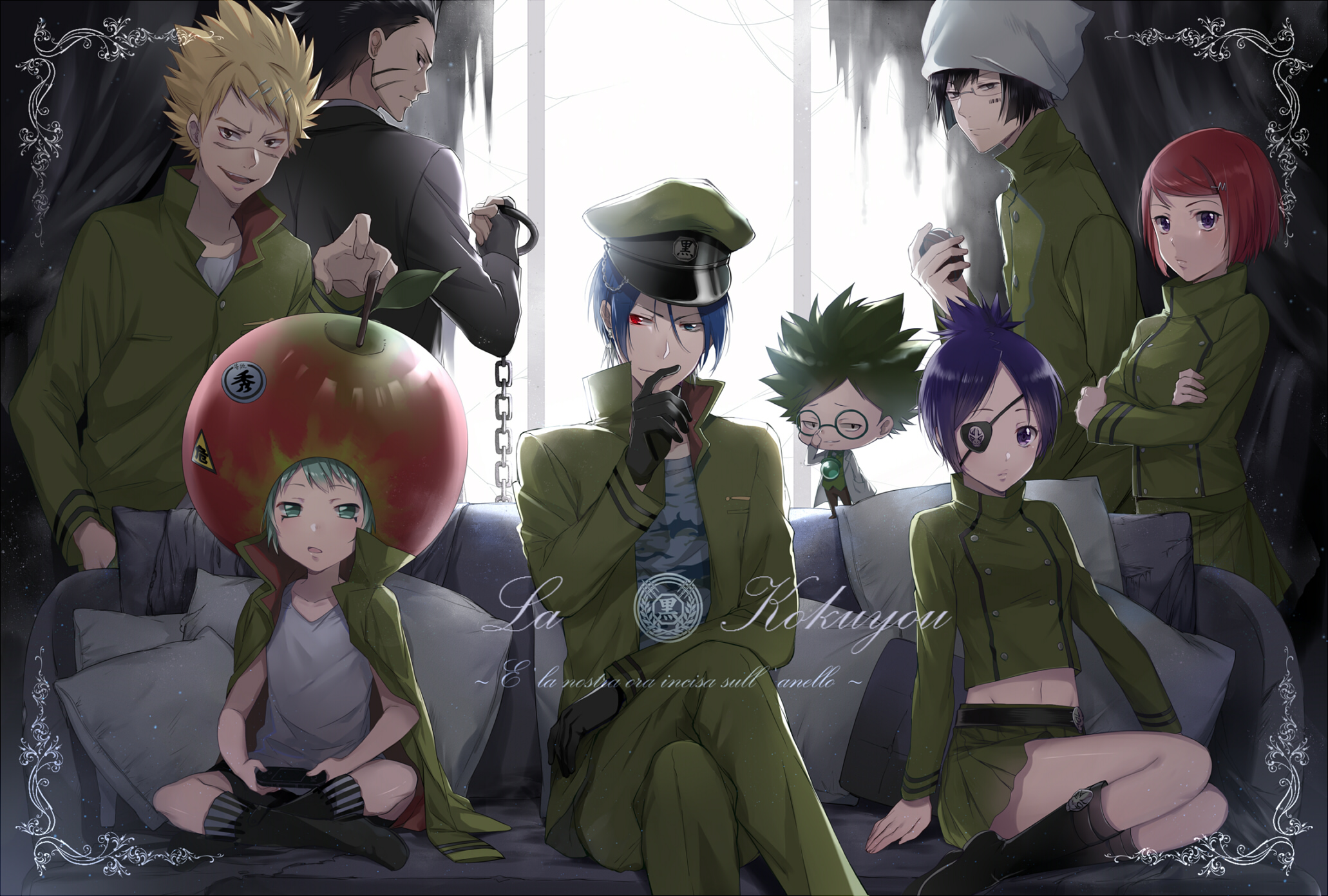 Chrome Dokuro and friends from Reborn! HD Wallpaper