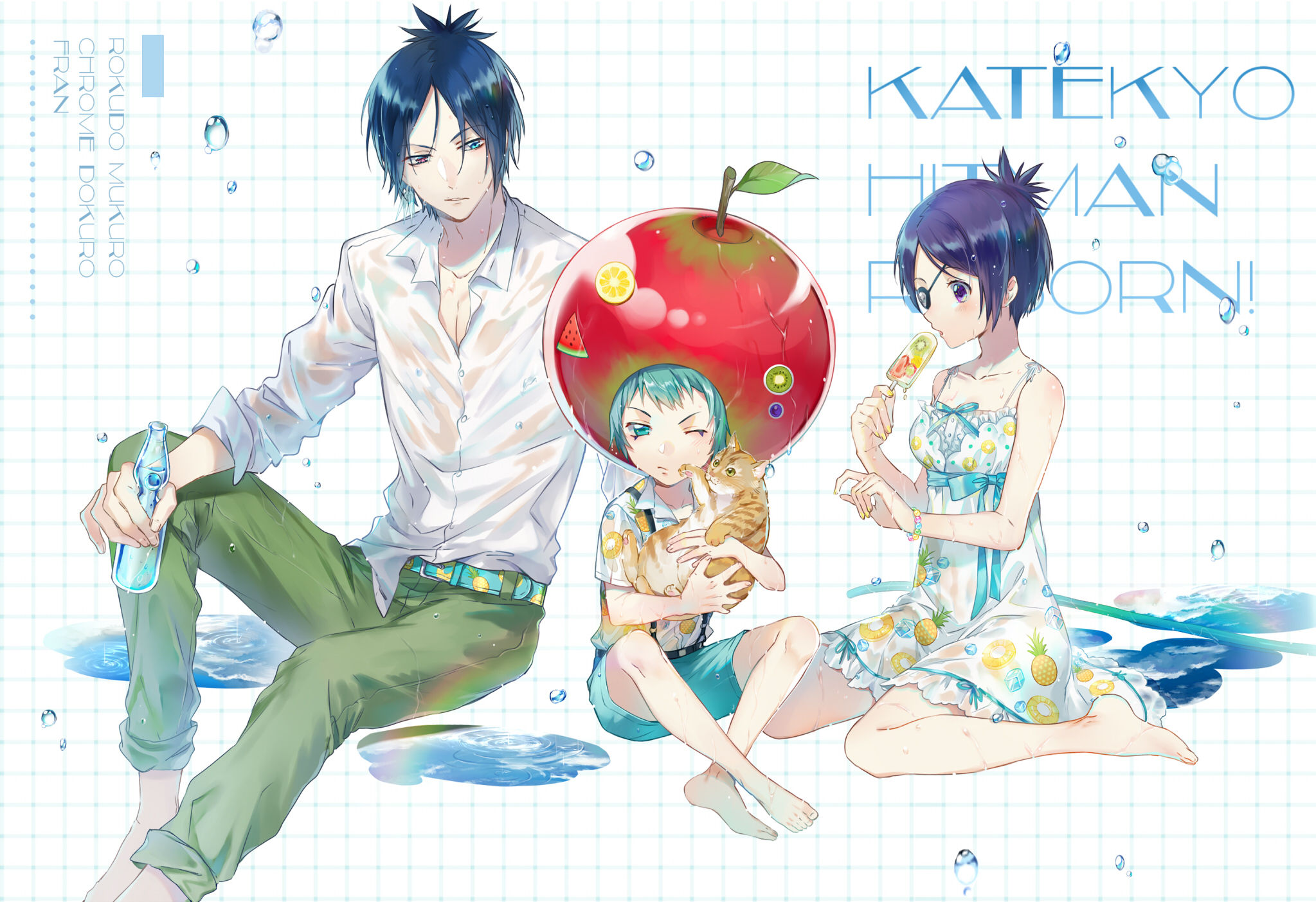 Katekyo Hitman Reborn! Chrome Dokuro Fran Mukuro Rokudo HD Wallpaper