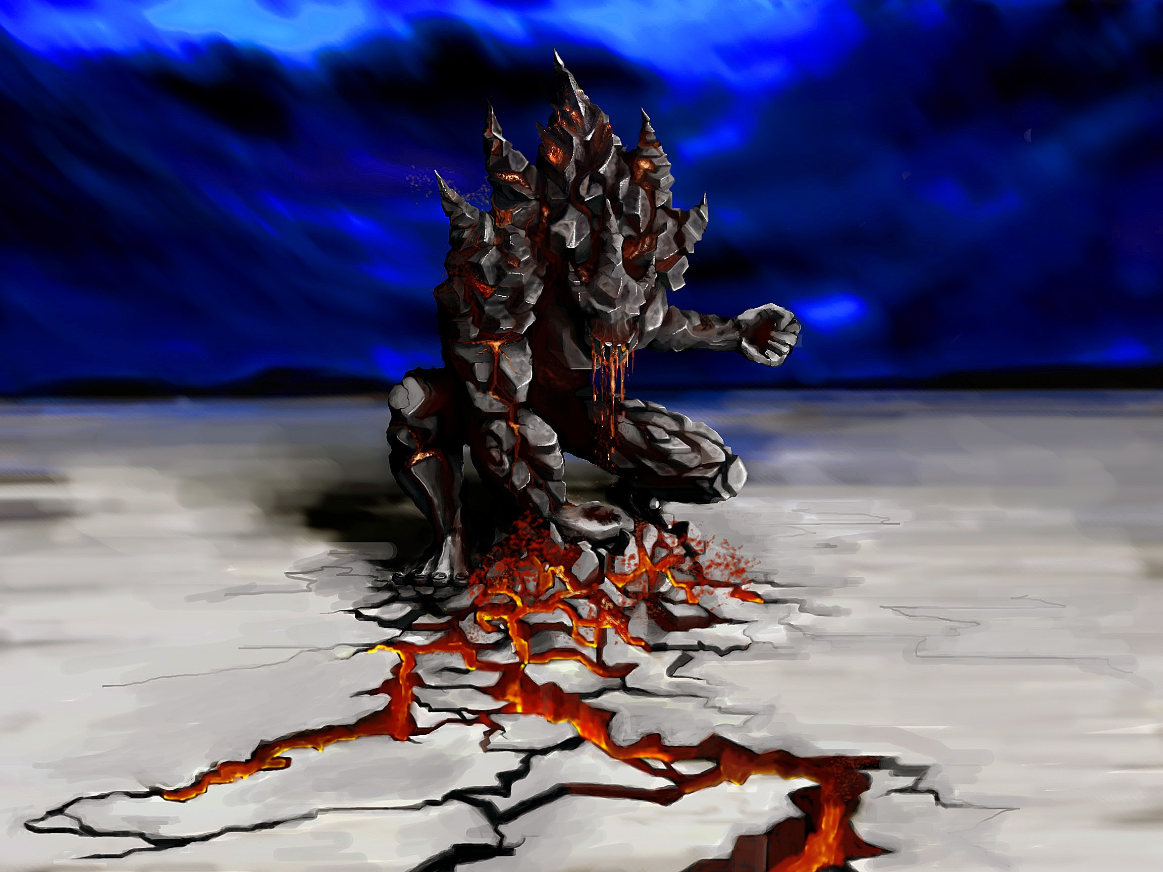 Malphite from League of Legends HD Wallpaper