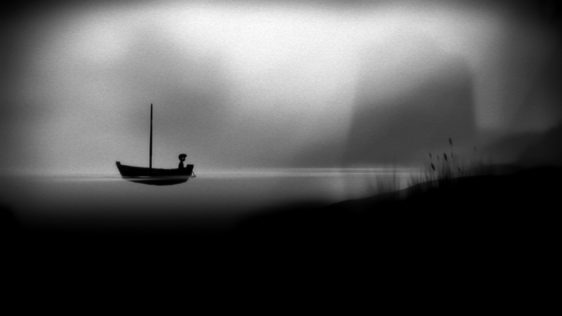 Boy in a boat in Limbo HD Wallpaper
