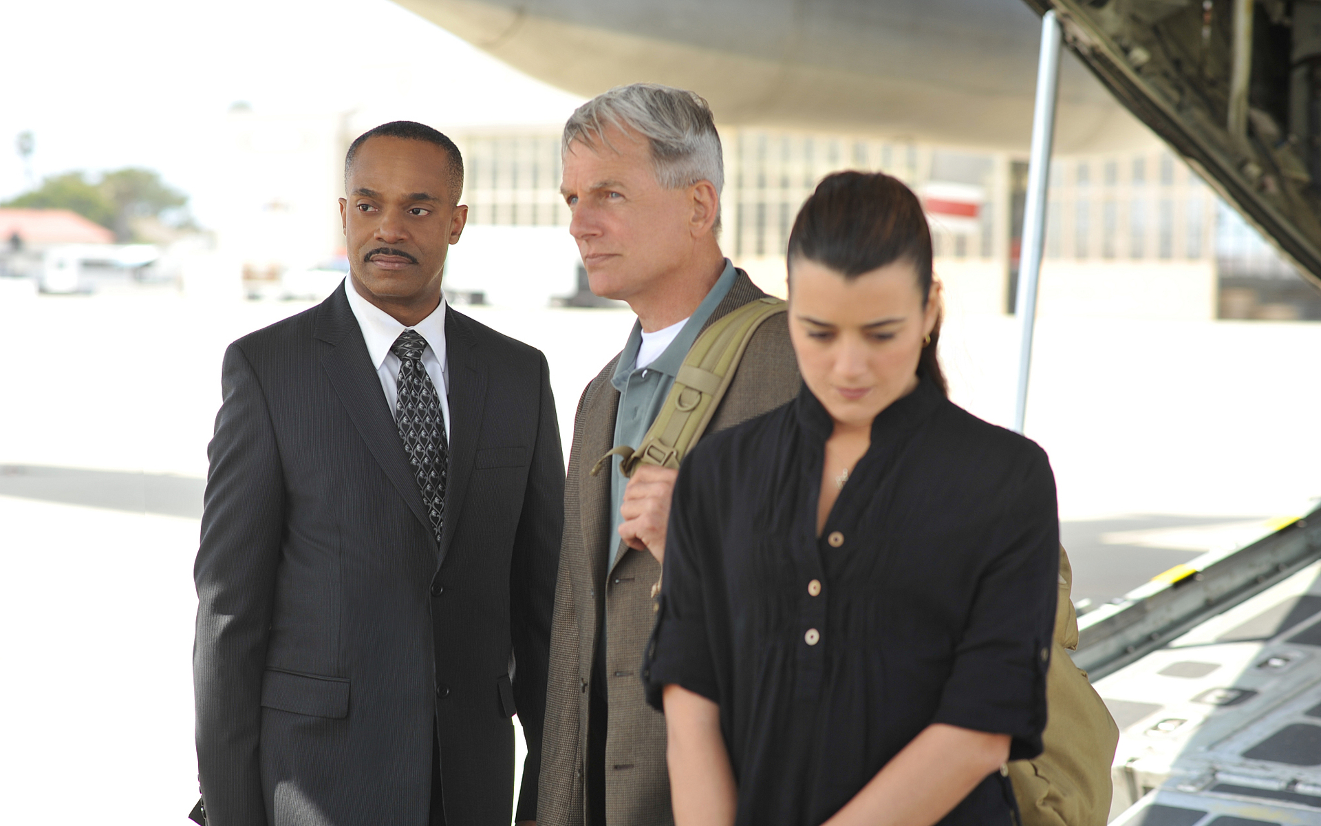 NCIS: Mark Harmon, Michael Weatherly, Cote de Pablo HD Wallpaper