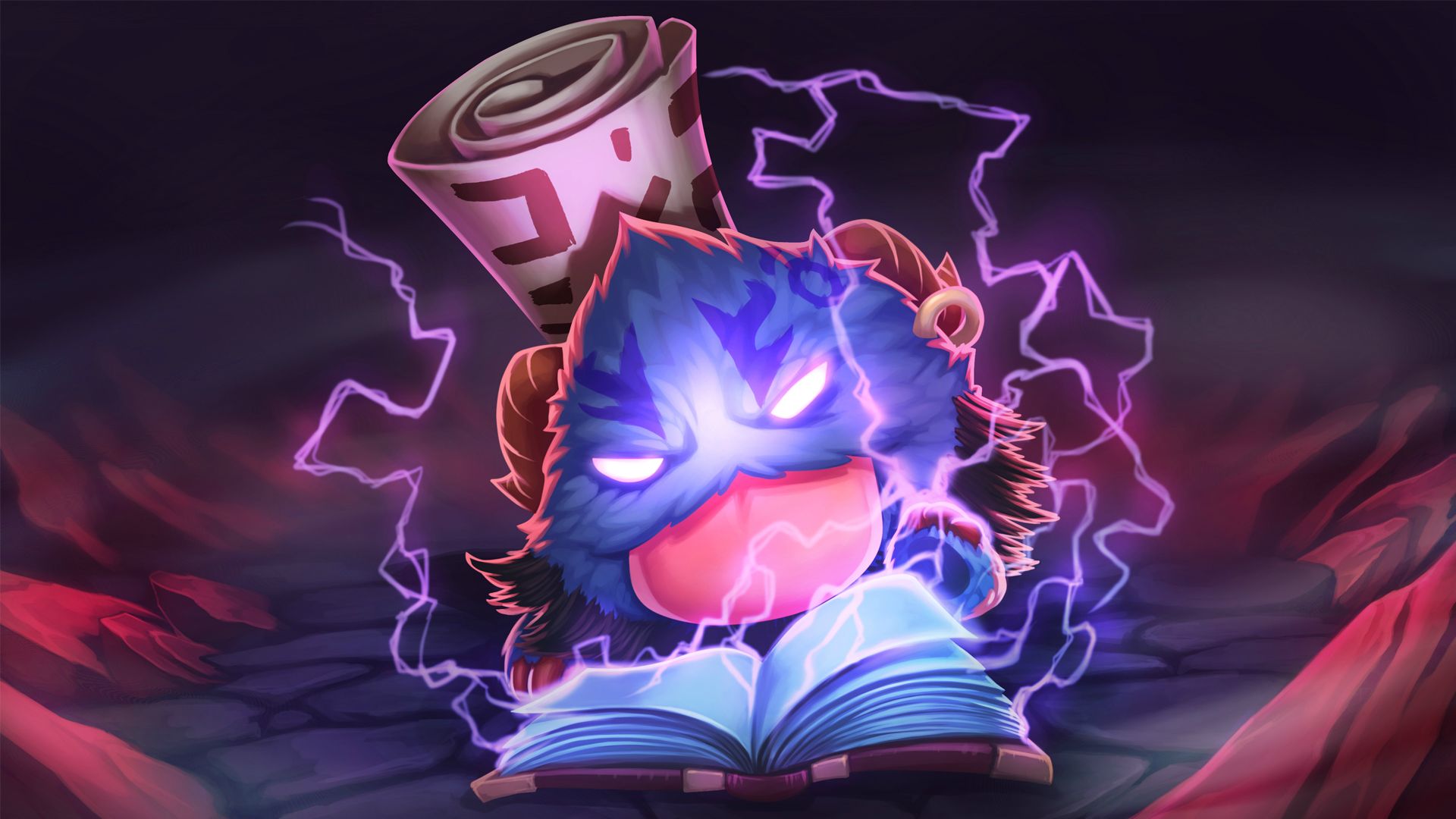 Ryze from League of Legends casting a spell HD Wallpaper