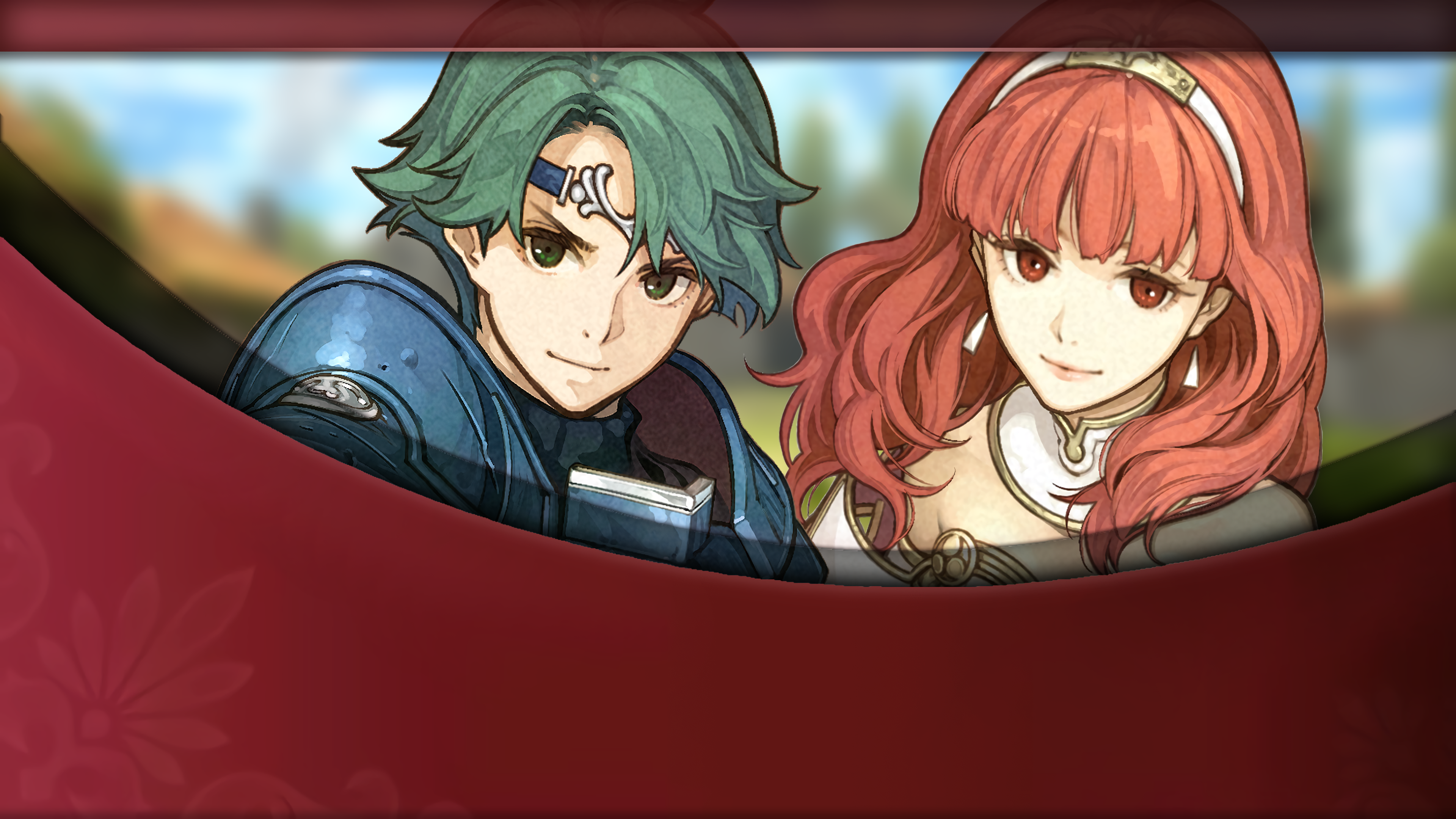 Alm and Celica from Fire Emblem HD Wallpaper