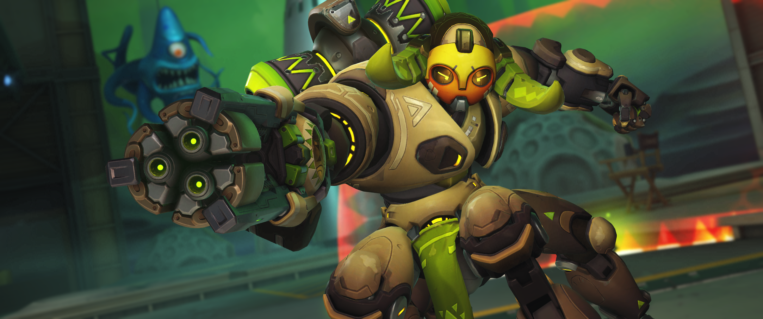 Orisa from Overwatch HD Wallpaper