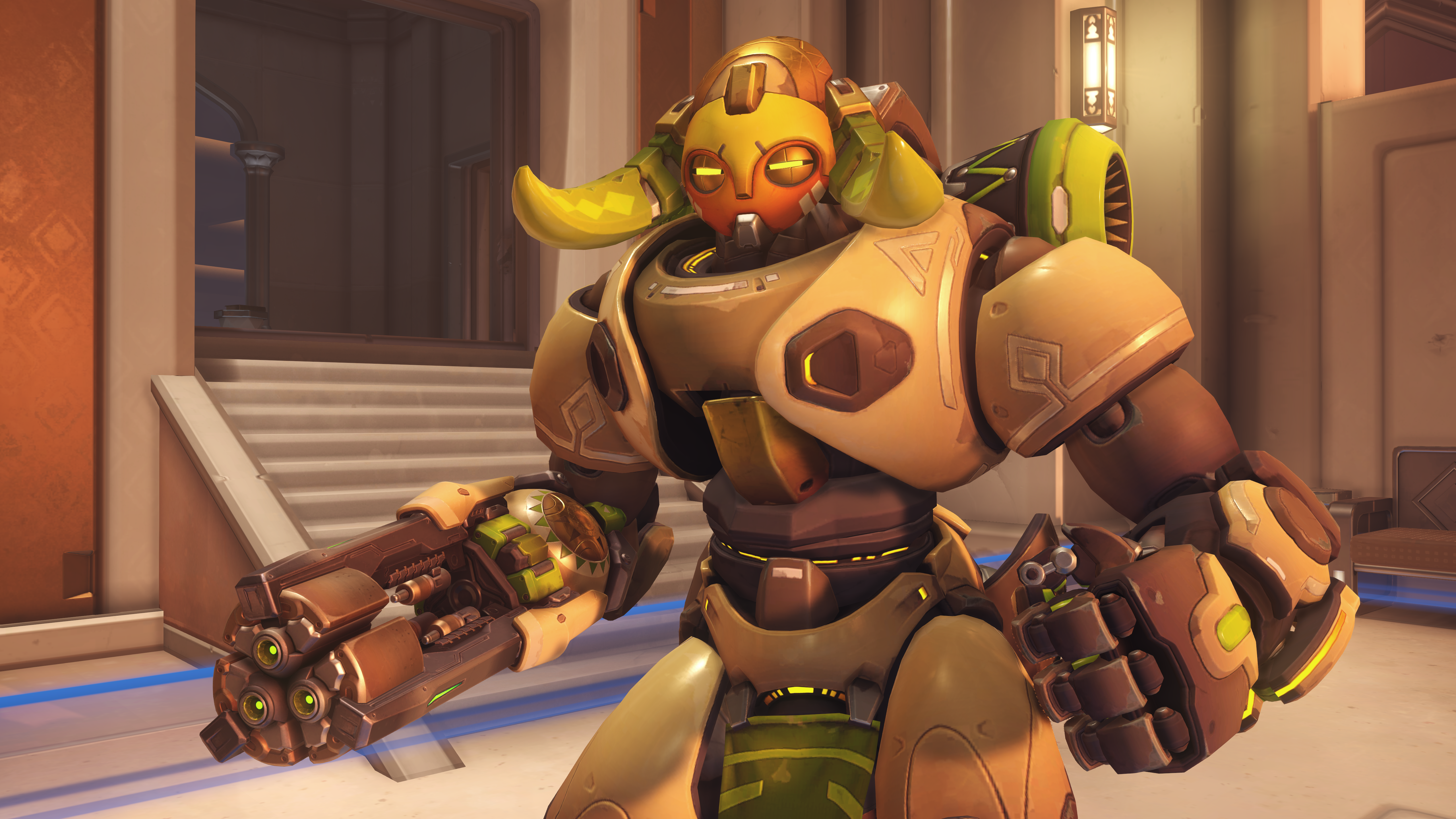 Orisa from Overwatch HD Wallpaper