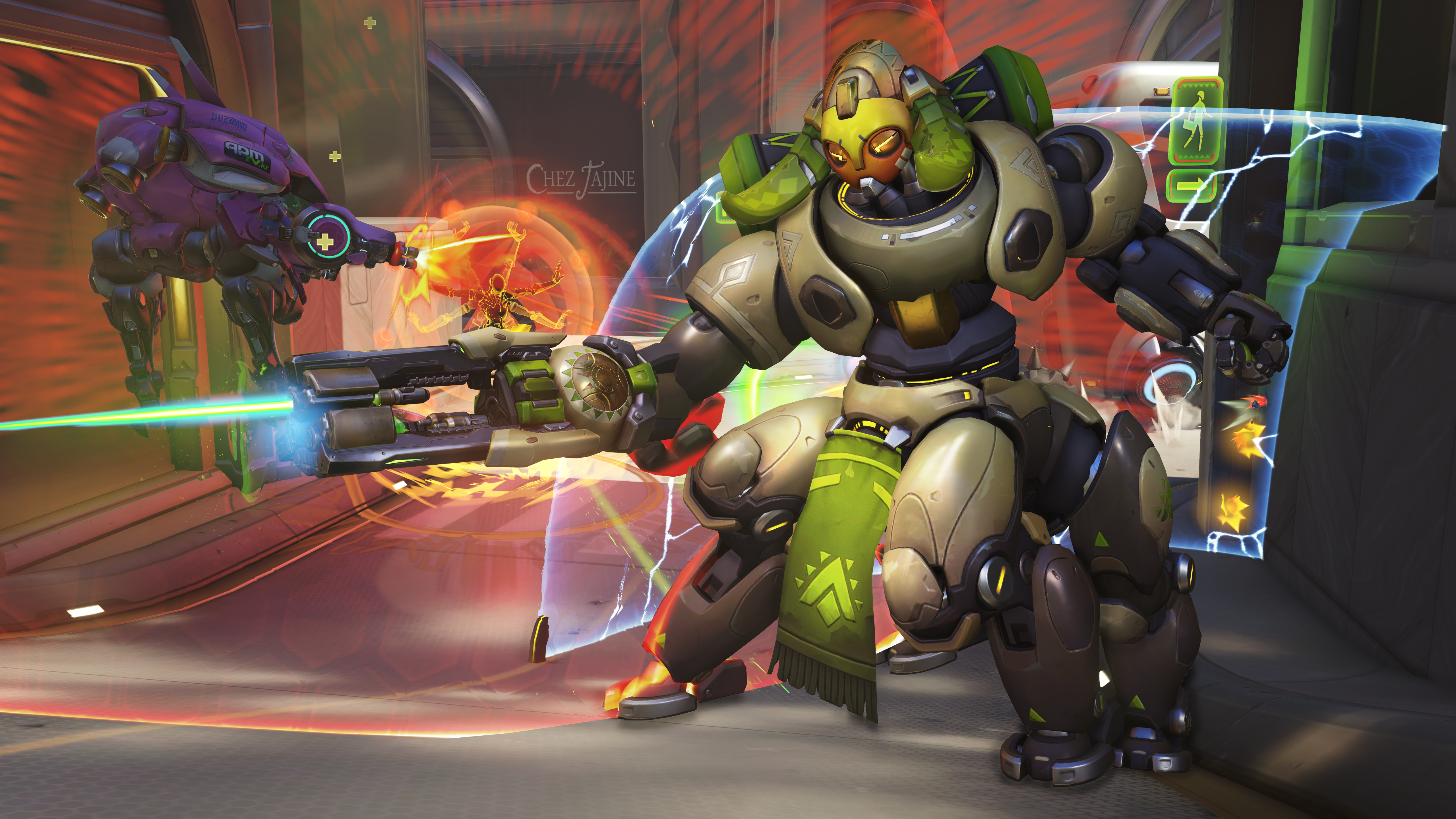 Orisa from Overwatch HD Wallpaper