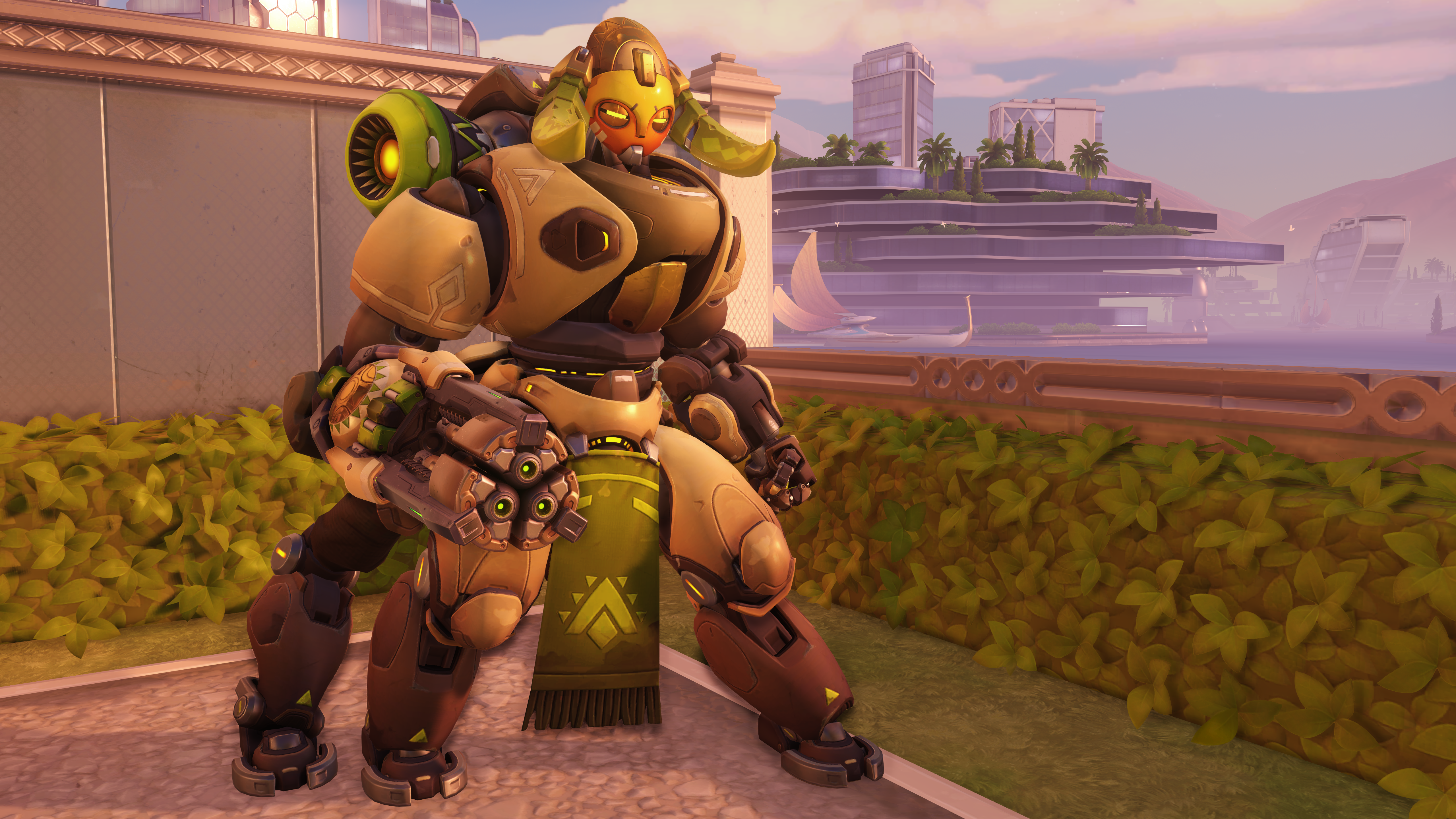 Orisa from Overwatch HD Wallpaper