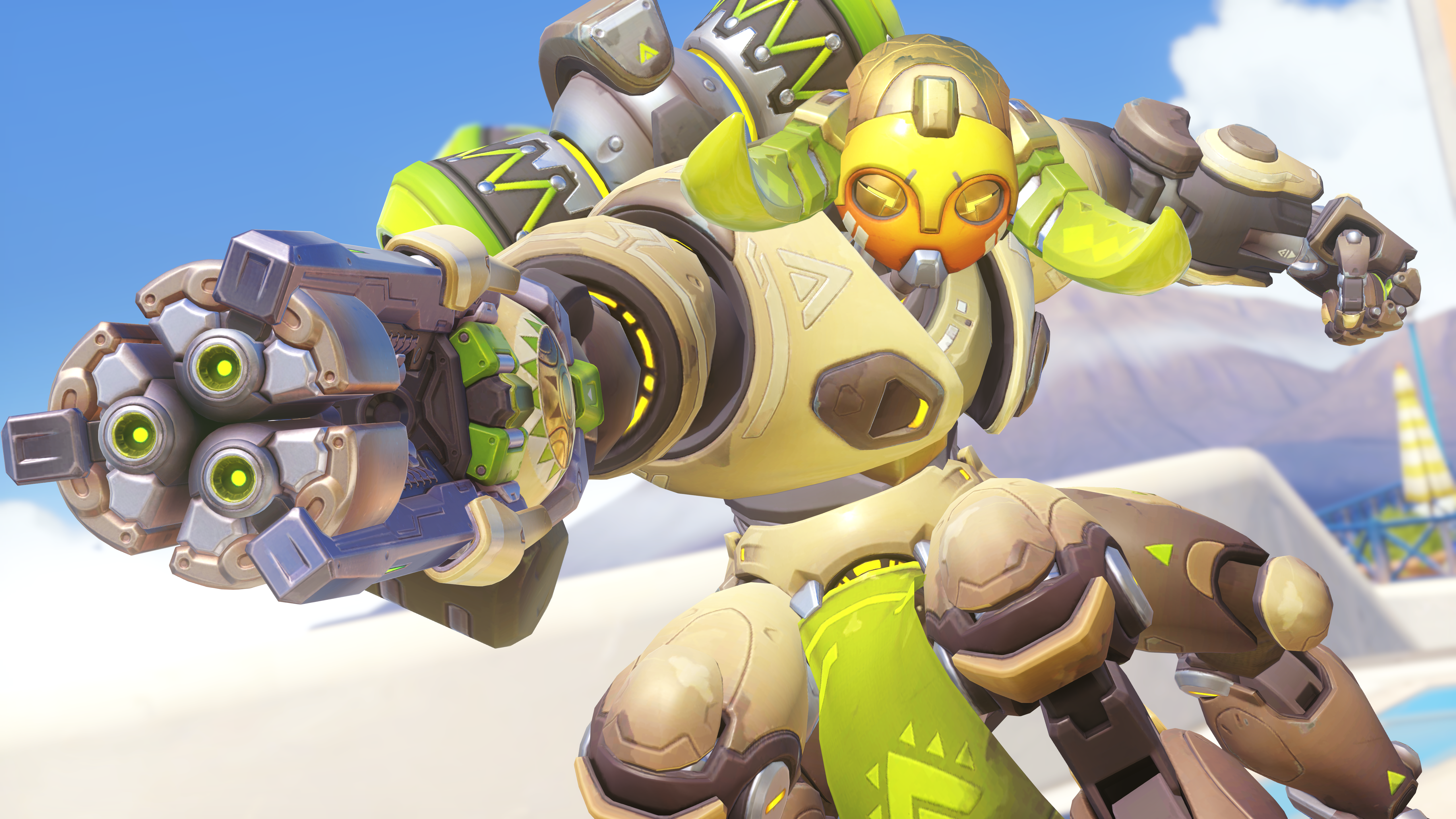Orisa from Overwatch HD Wallpaper
