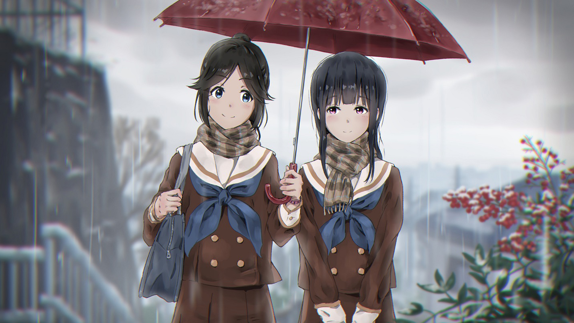 Mizore Yoroizuka from Liz and the Blue Bird HD Wallpaper
