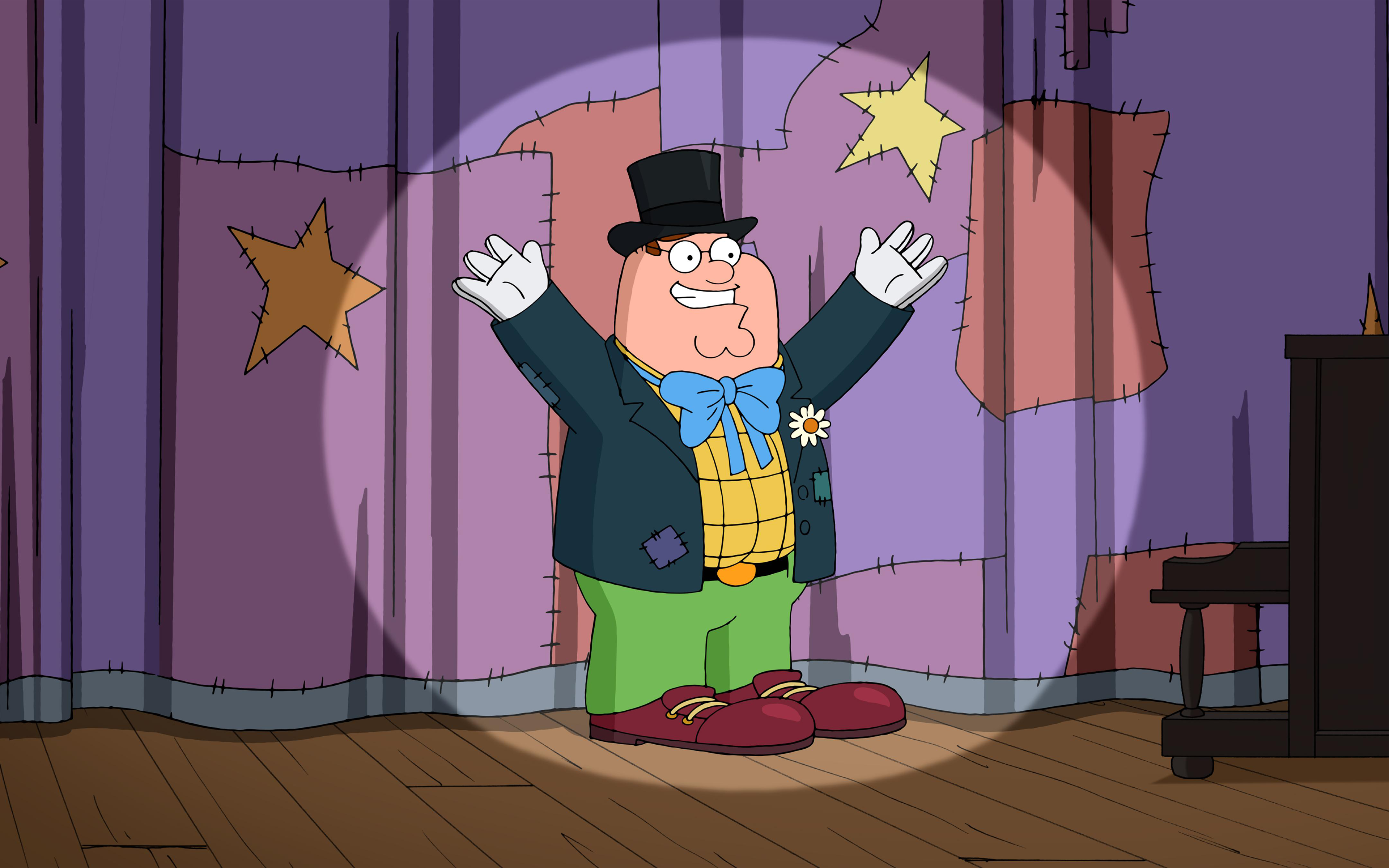 Peter Griffin from Family Guy on stage HD Wallpaper