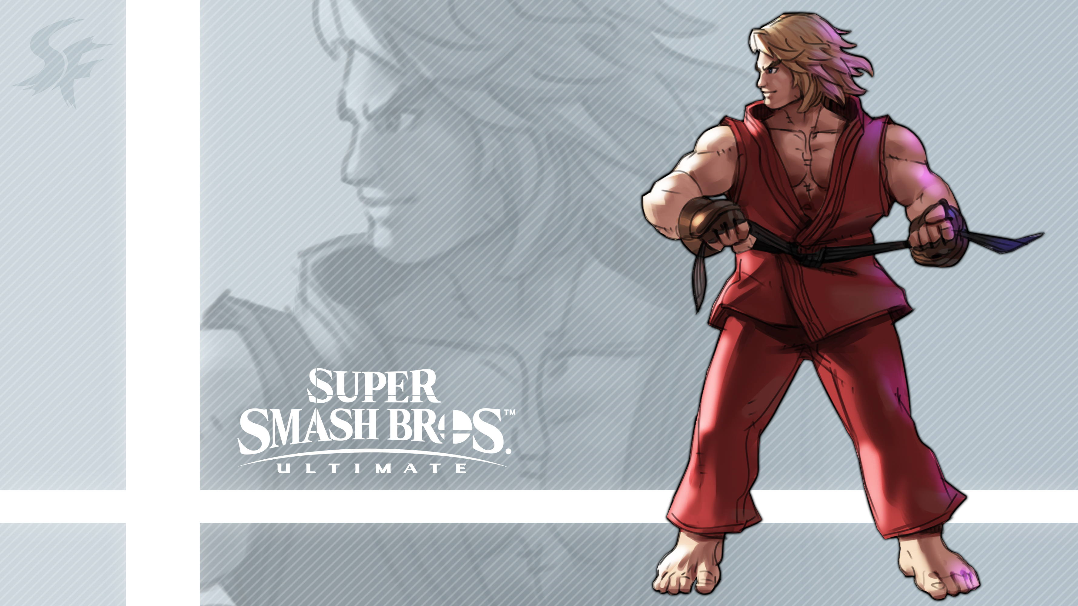 Ken Masters from Super Smash Bros. Ultimate HD Wallpaper