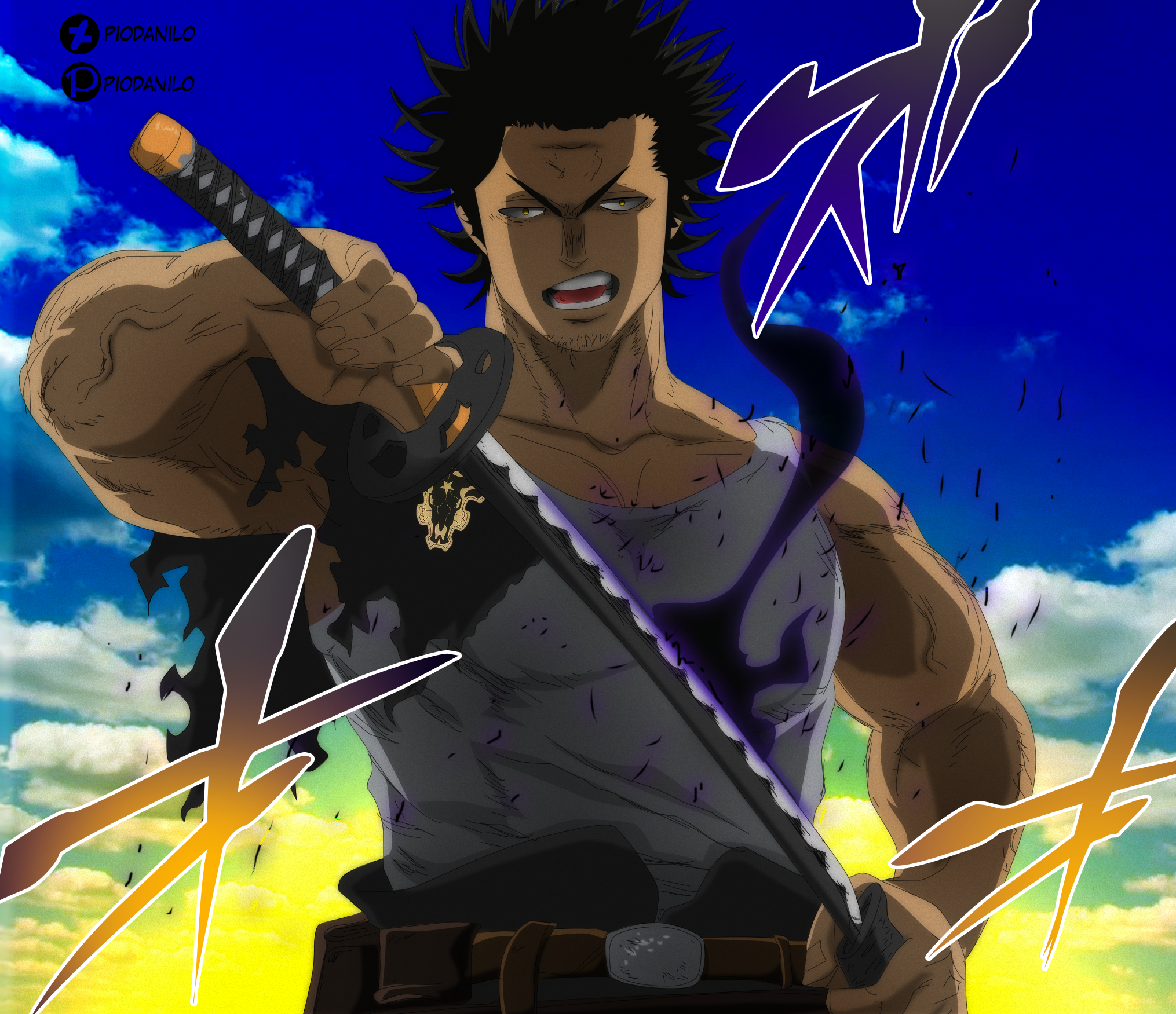 Yami Sukehiro from Black Clover HD Wallpaper
