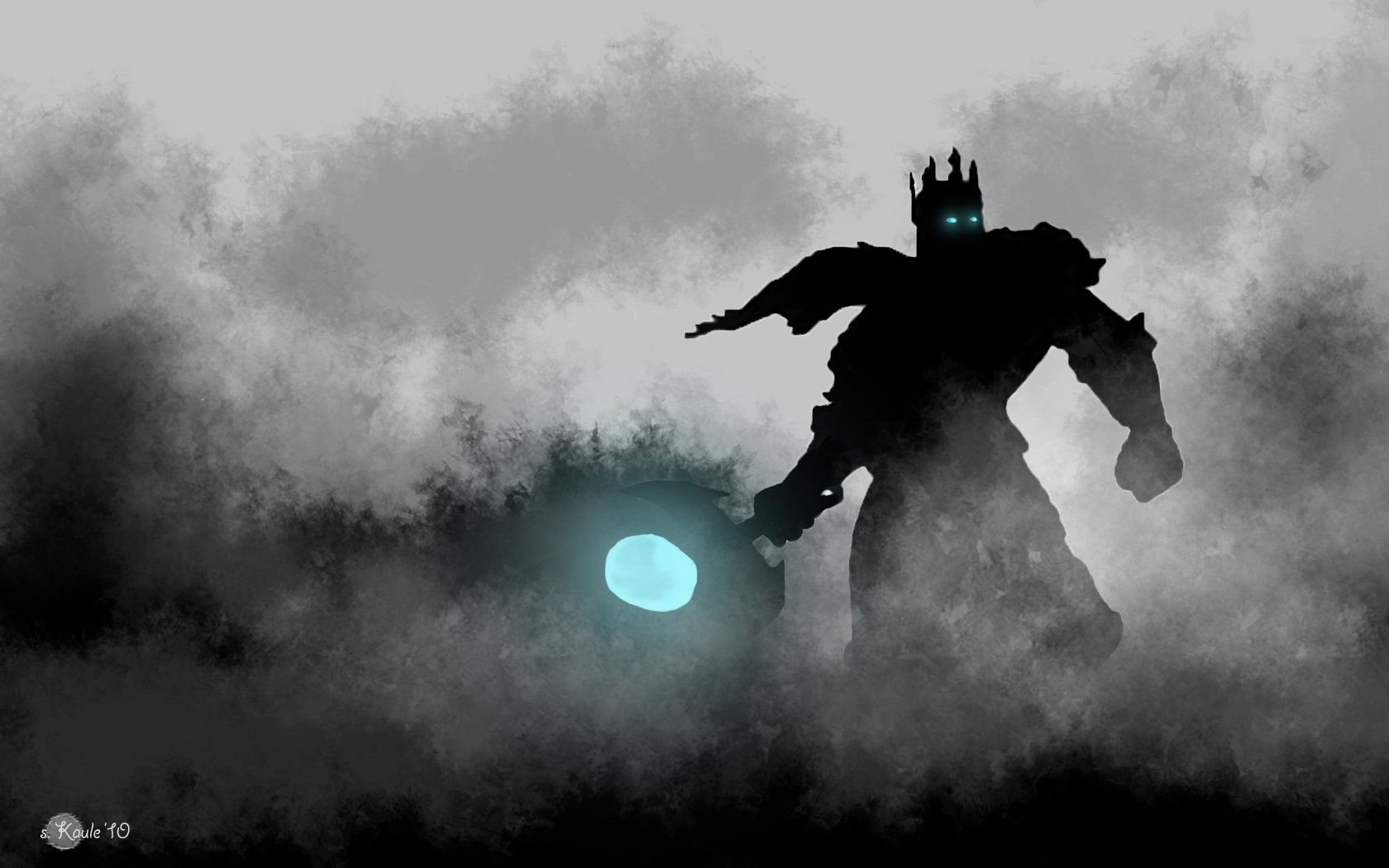 Tryndamere from League of Legends in smoke HD Wallpaper