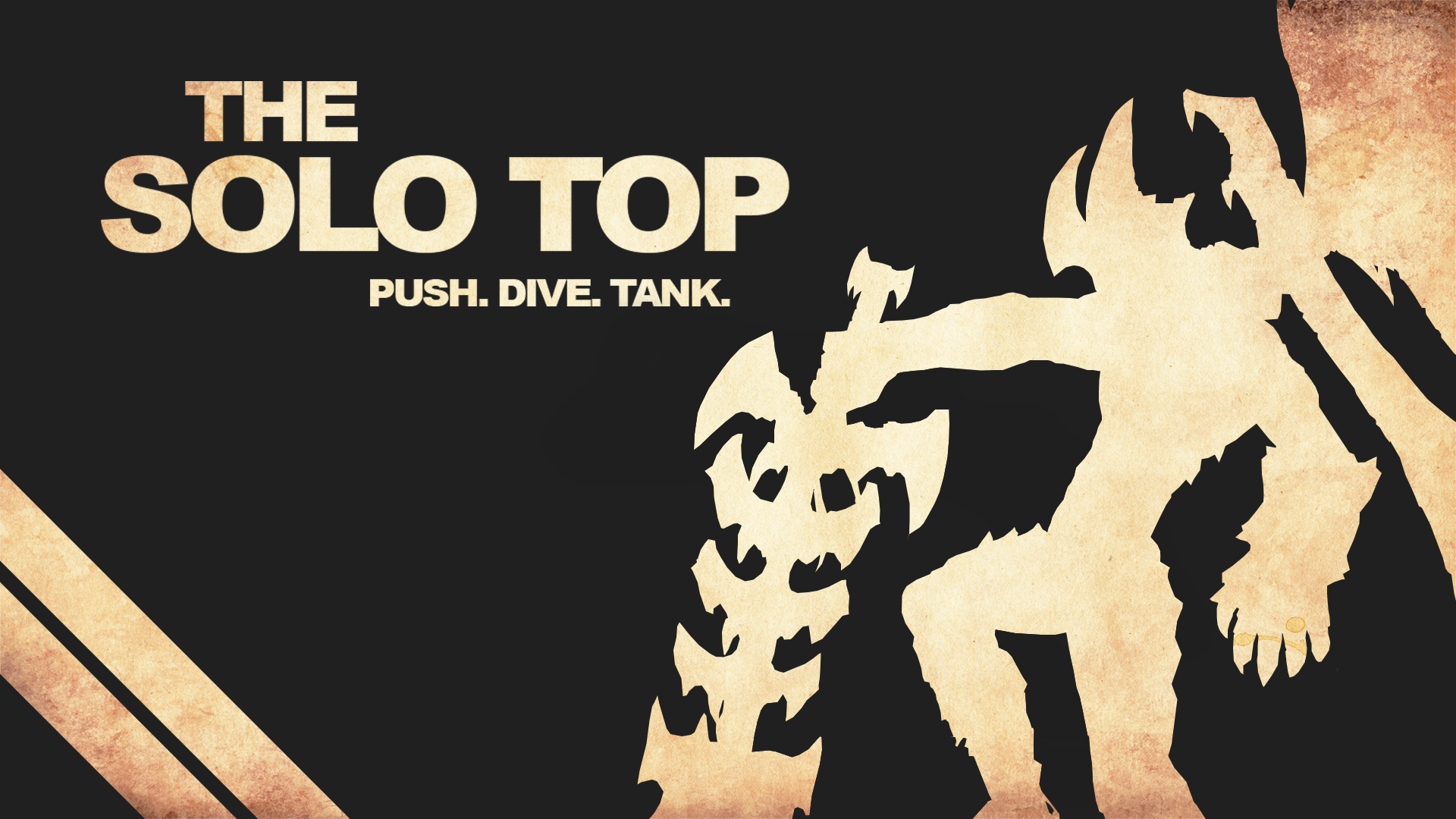 The Solo Top Push Dive Tank League of Legends HD Wallpaper