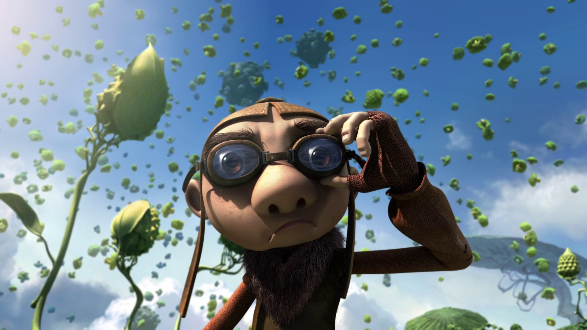 Gwizdo from Dragon Hunters looking through goggles HD Wallpaper