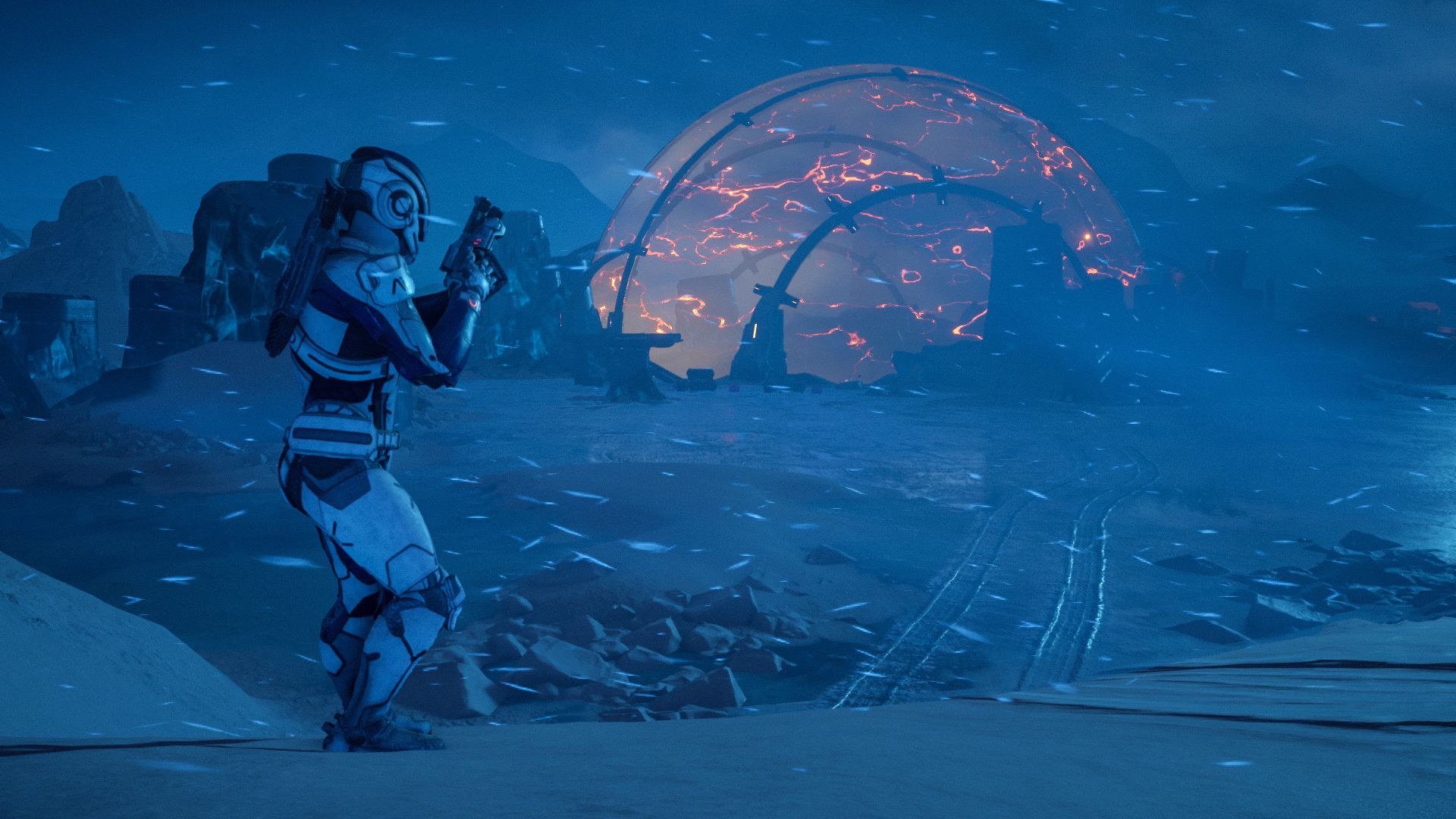 Scott Ryder in Mass Effect: Andromeda HD Wallpaper