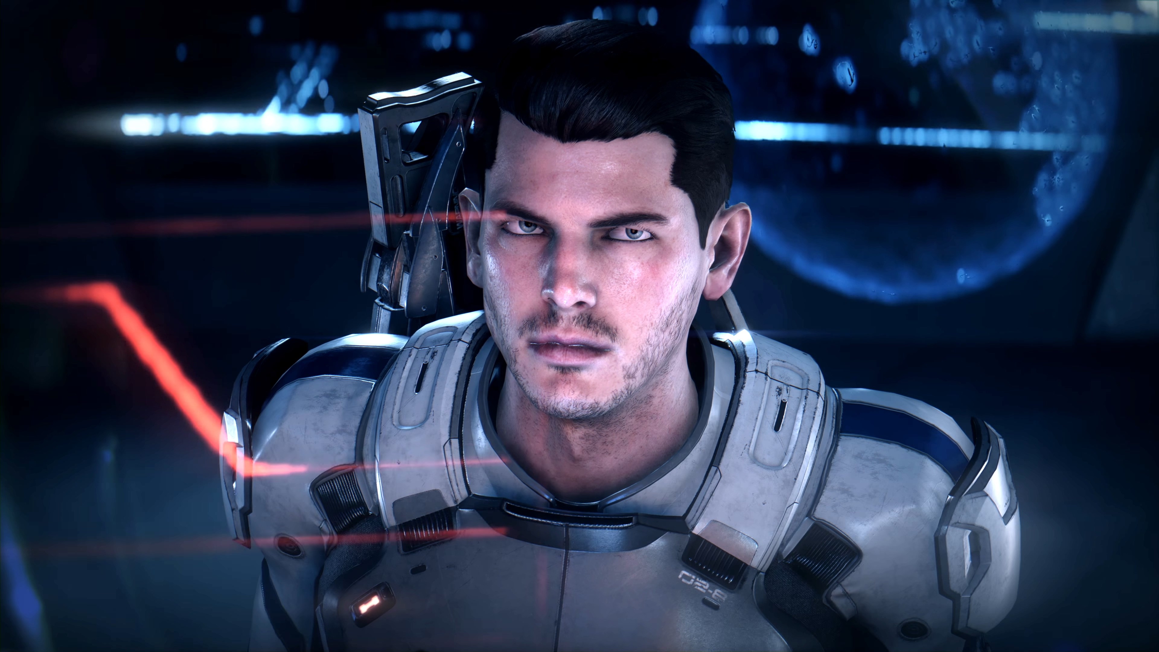 Scott Ryder from Mass Effect: Andromeda HD Wallpaper