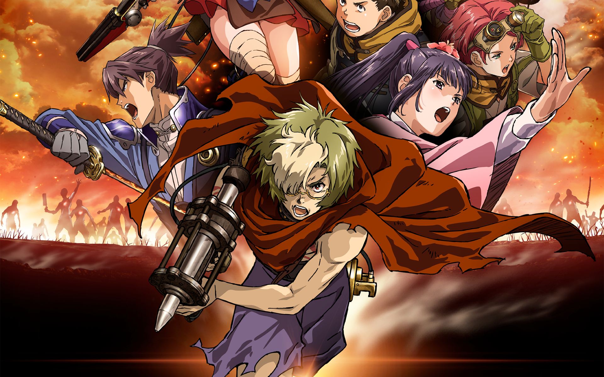 Ikoma from Kabaneri of the Iron Fortress HD Wallpaper