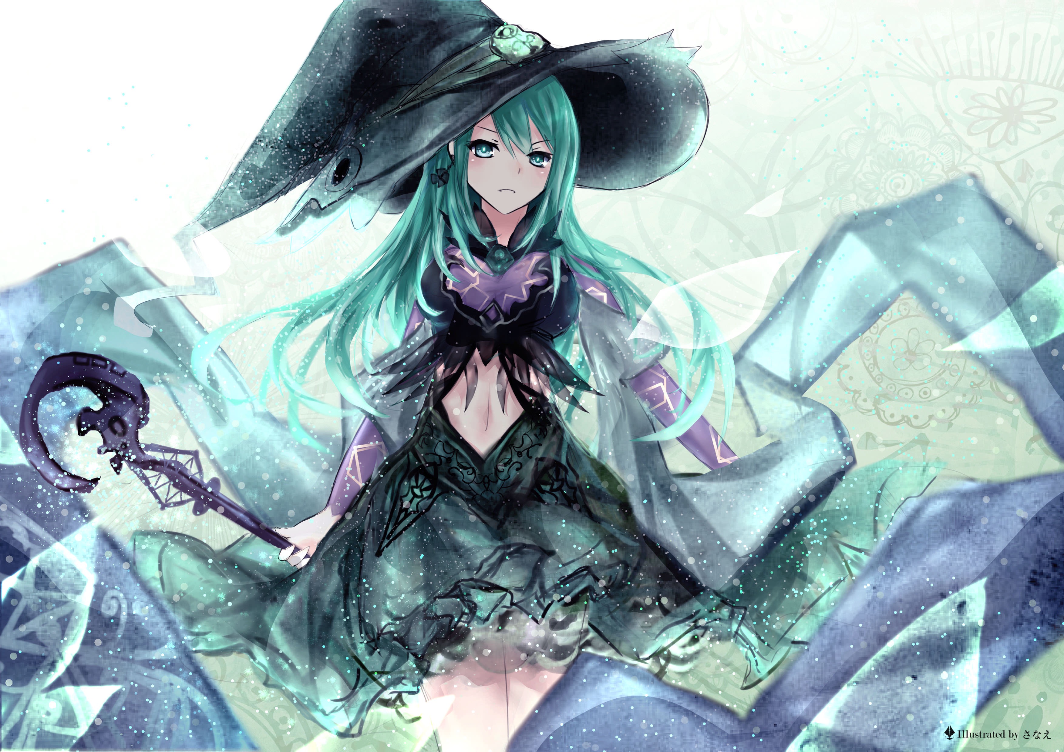 Natsumi from Date A Live as a witch HD Wallpaper