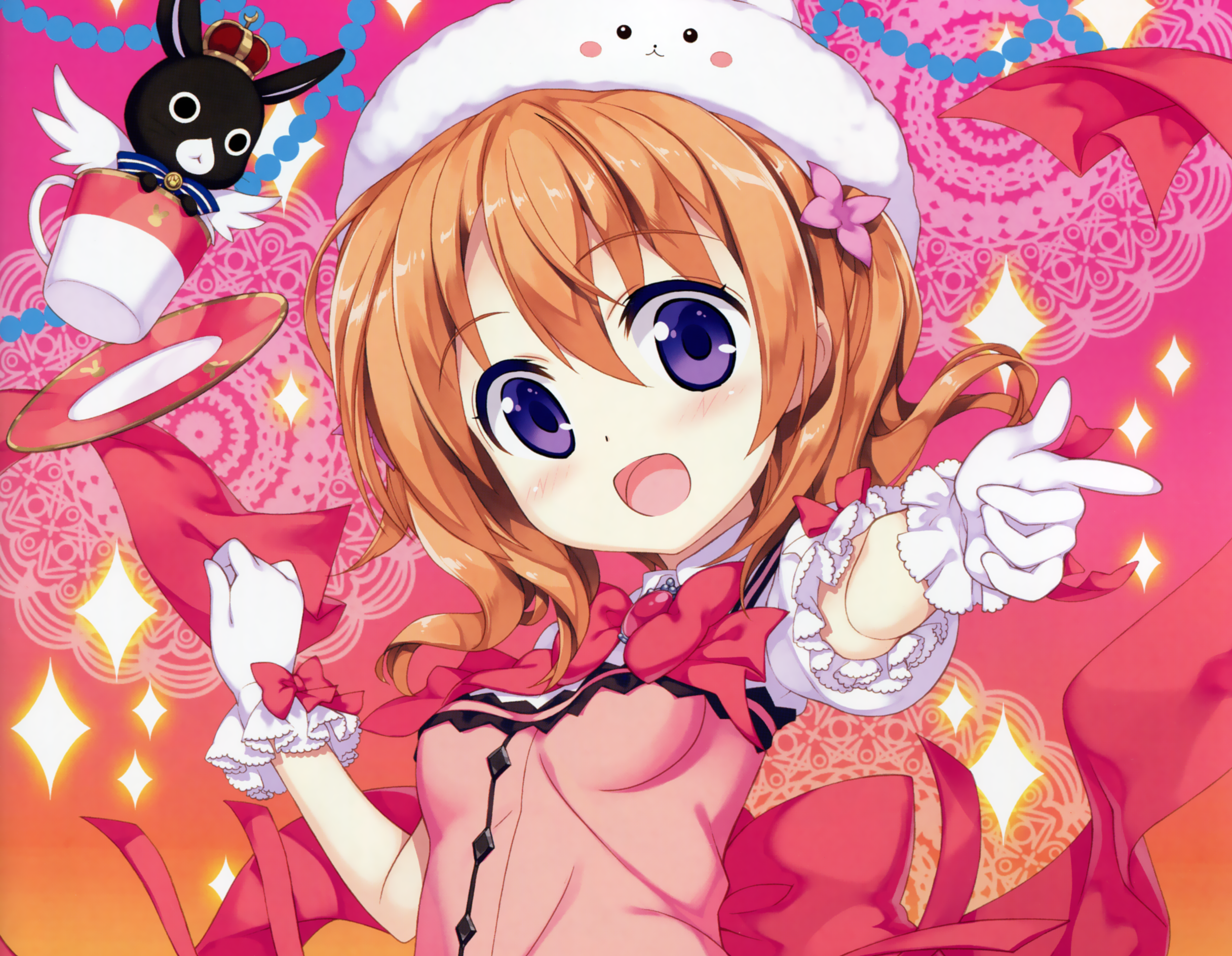 Chino Kafu from Is The Order A Rabbit? with Tippy HD Wallpaper
