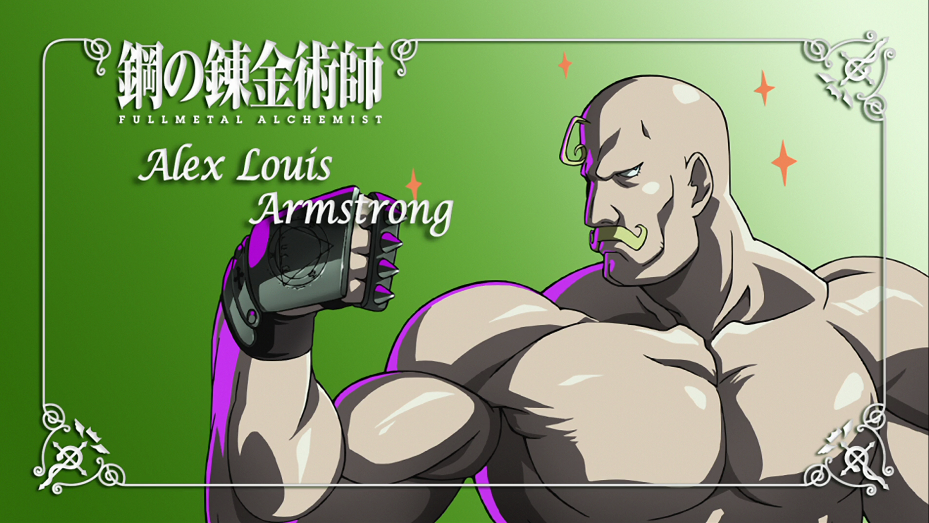 Alex Louis Armstrong from Fullmetal Alchemist HD Wallpaper