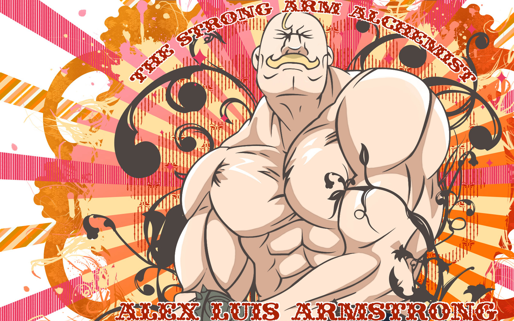 Alex Louis Armstrong from Fullmetal Alchemist HD Wallpaper