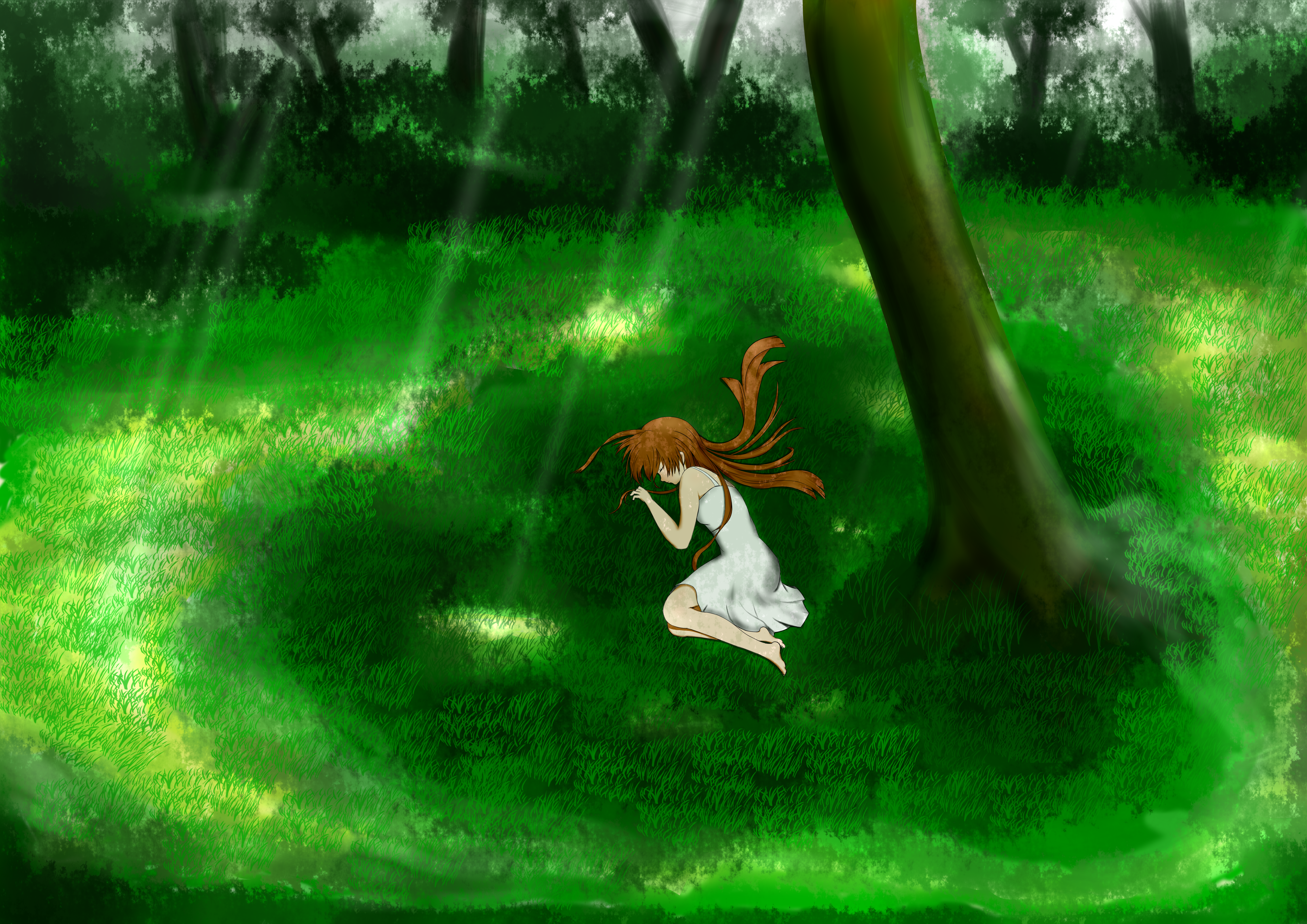 Girl from the Illusionary World HD Wallpaper