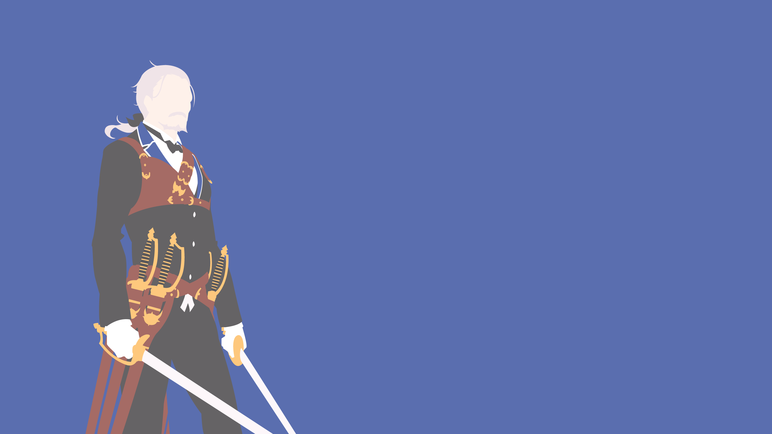 Wilhelm van Astrea with swords HD Wallpaper