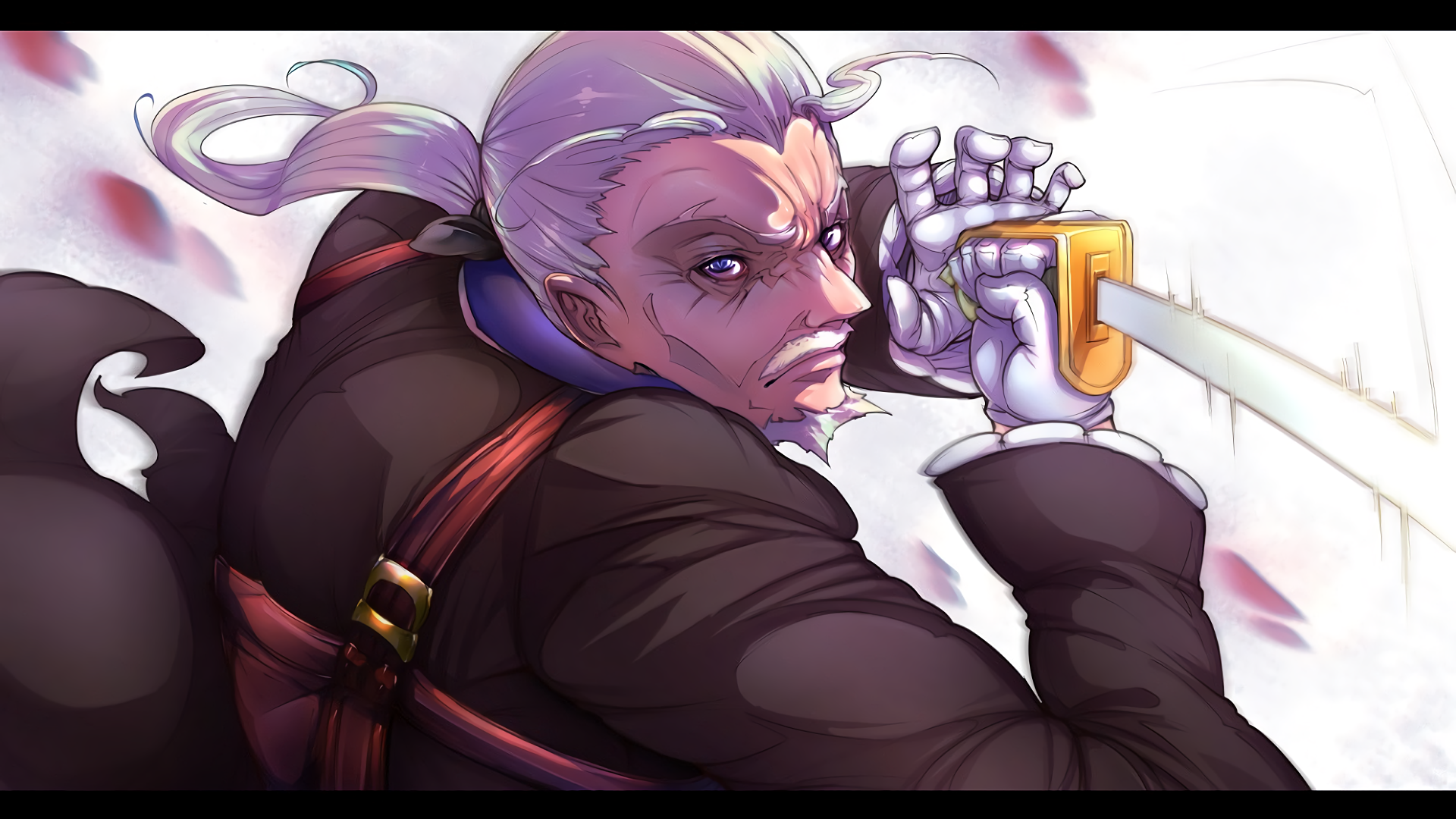 Wilhelm van Astrea holding a sword HD Wallpaper