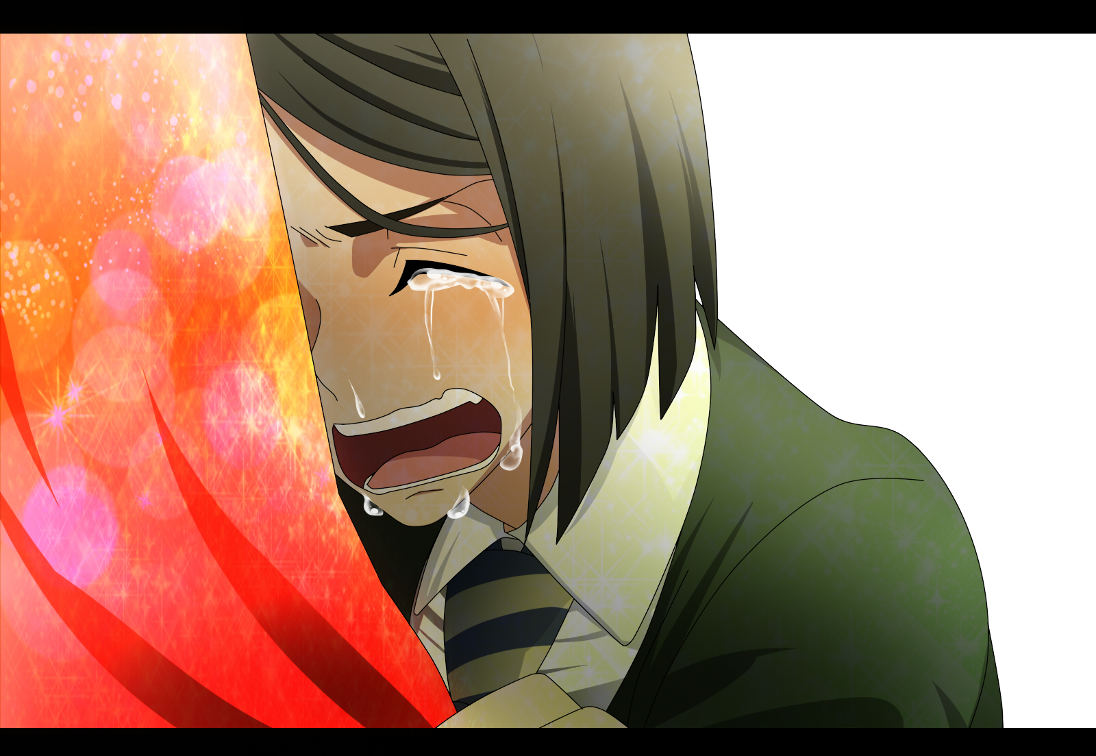 Anime character crying HD Wallpaper