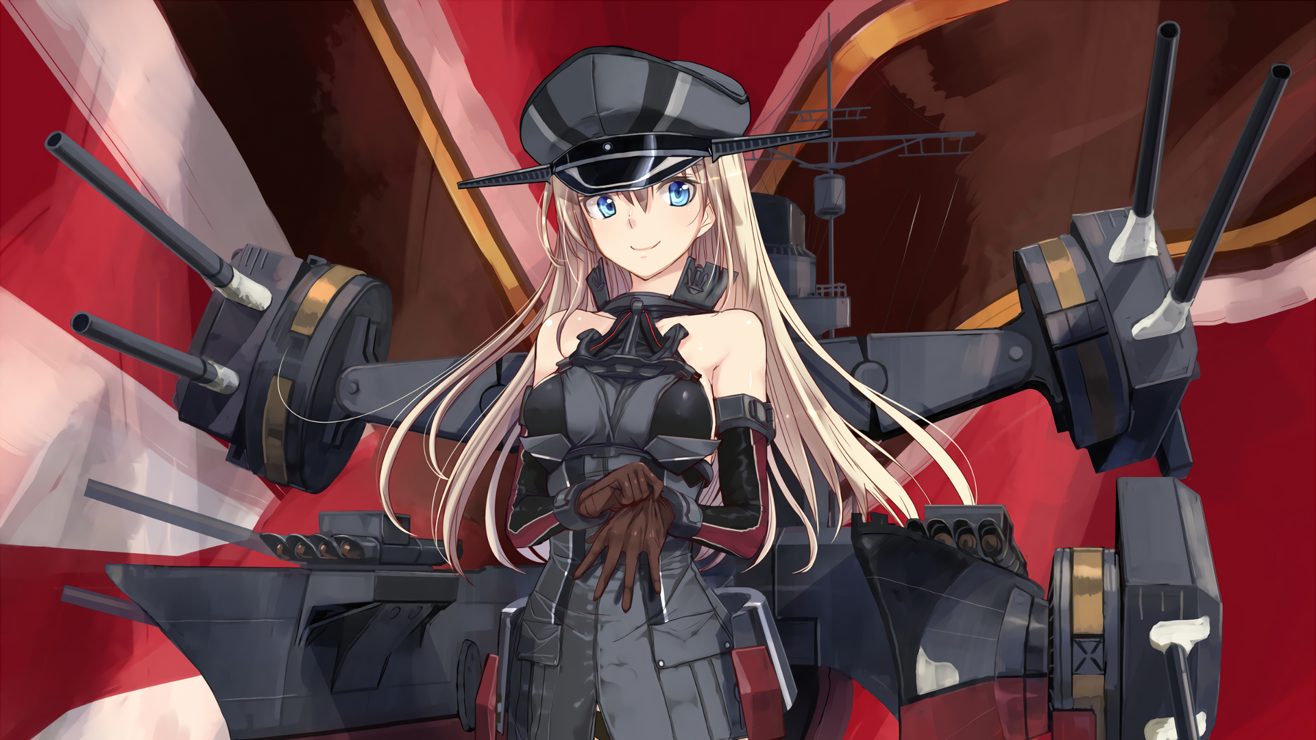 Bismarck from Kantai Collection HD Wallpaper