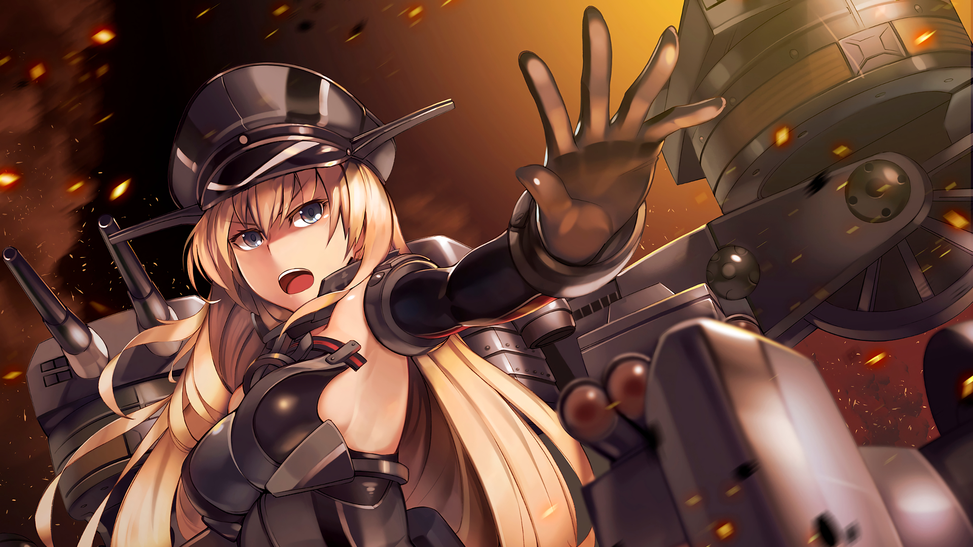 Bismarck from Kantai Collection HD Wallpaper