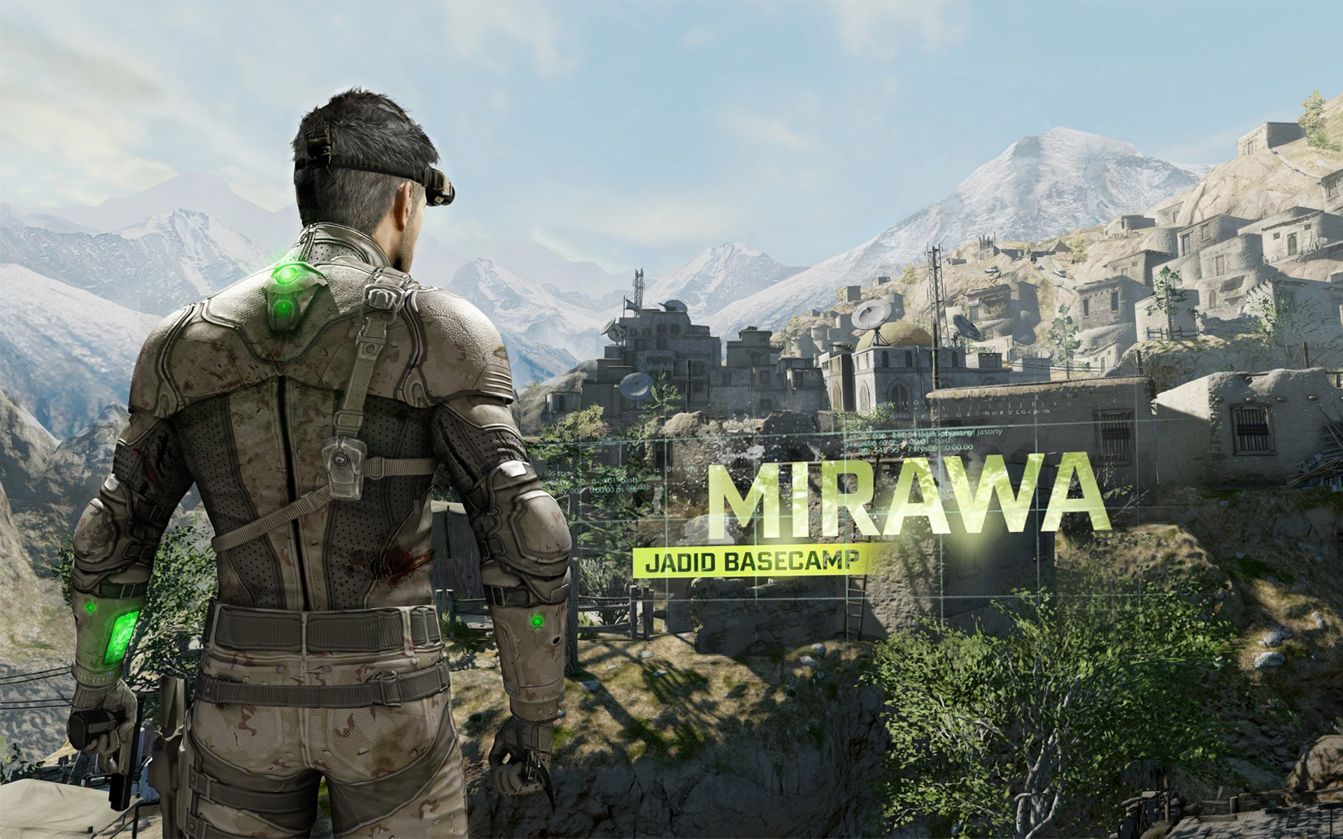 Sam Fisher in Mirawa Jadid Basecamp HD Wallpaper