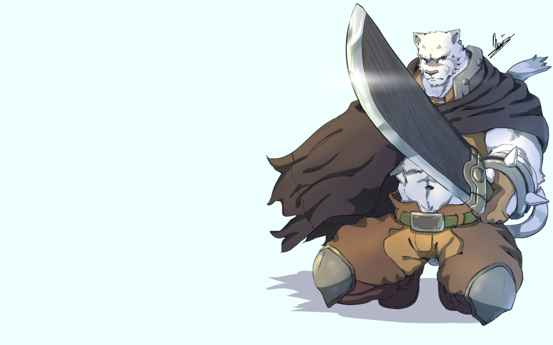 Mercenary from Grimoire of Zero HD Wallpaper