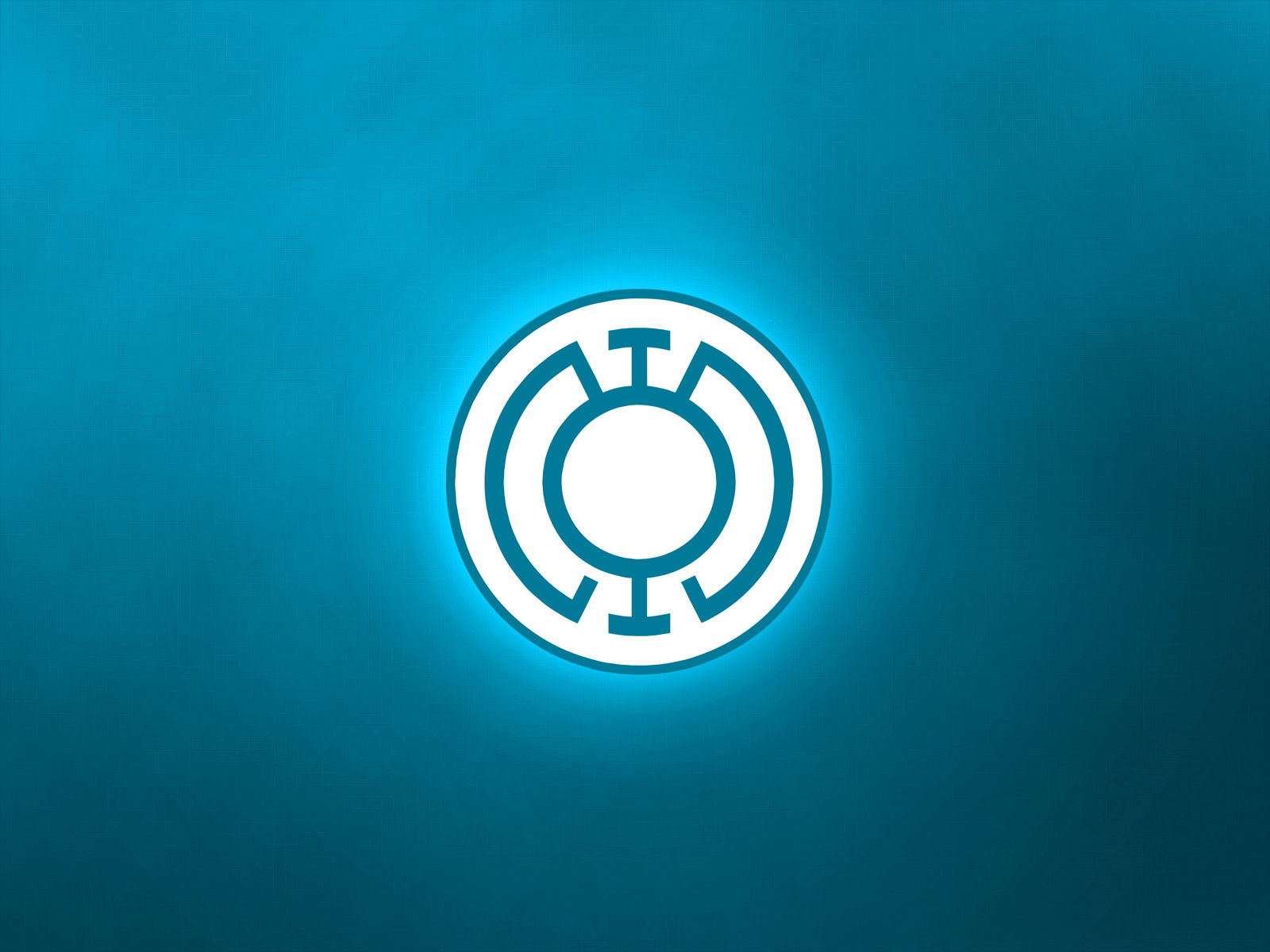 Blue Lantern logo on a blue background HD Wallpaper