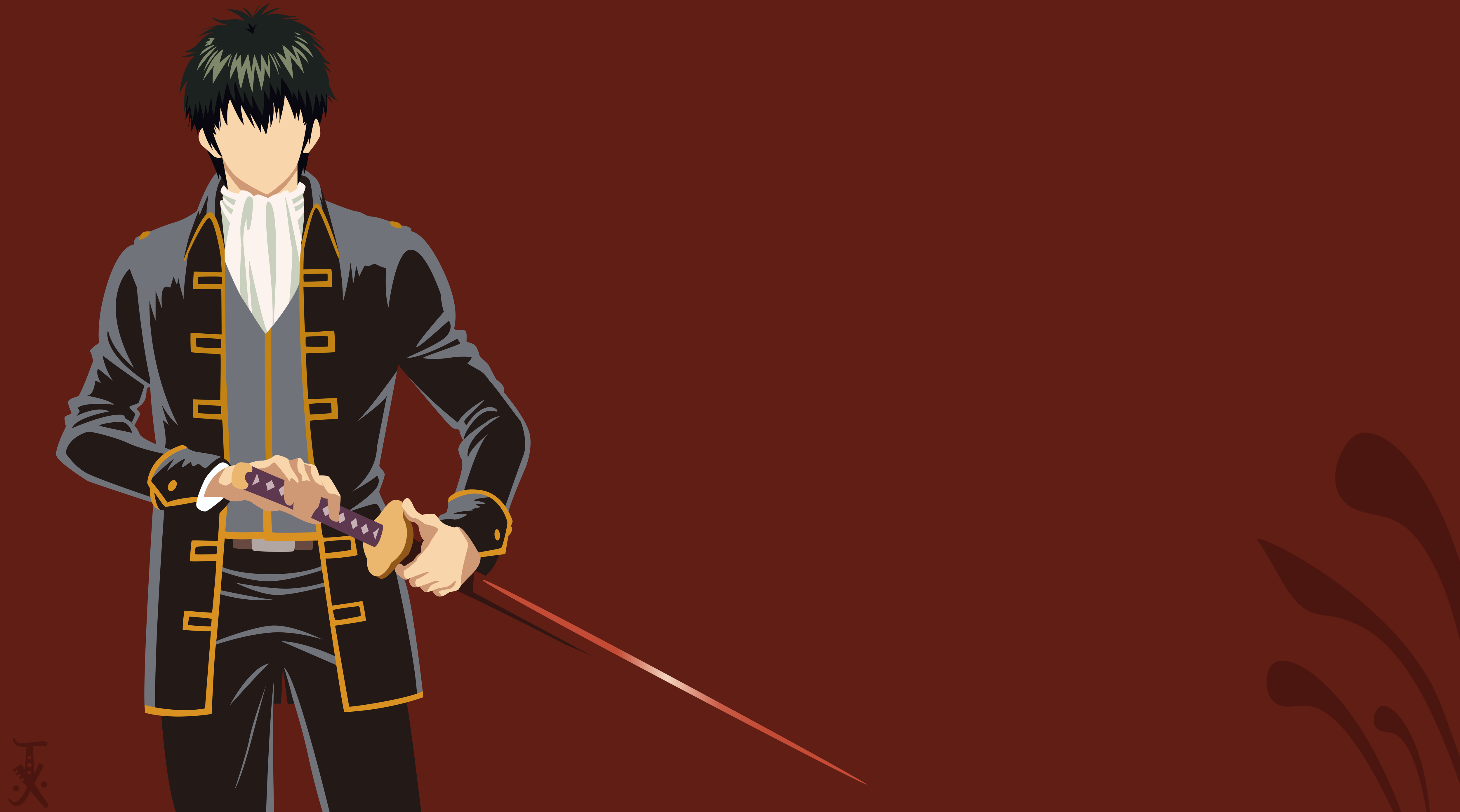 Toushirou Hijikata from Gintama HD Wallpaper